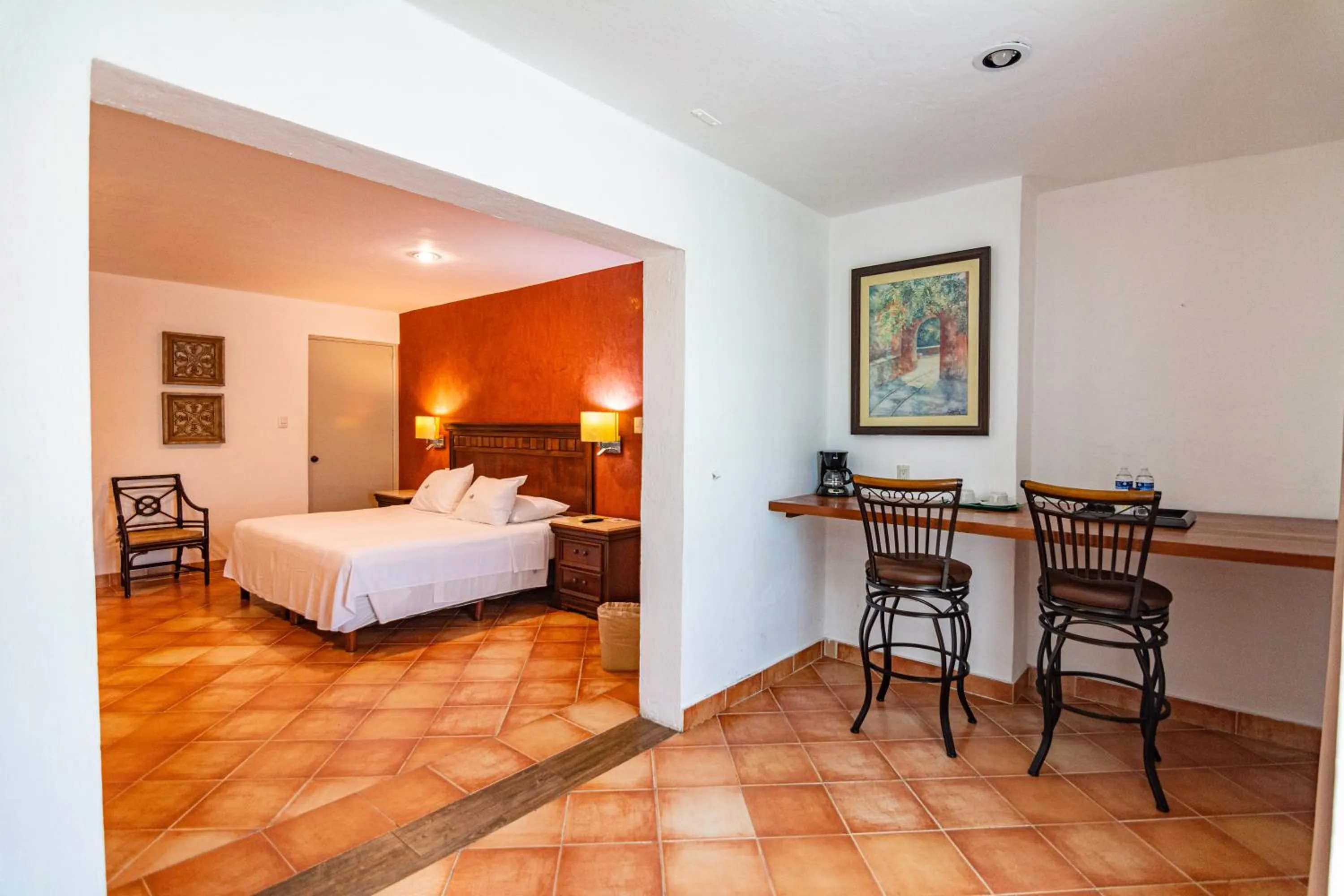 Bed in Hotel María Jose