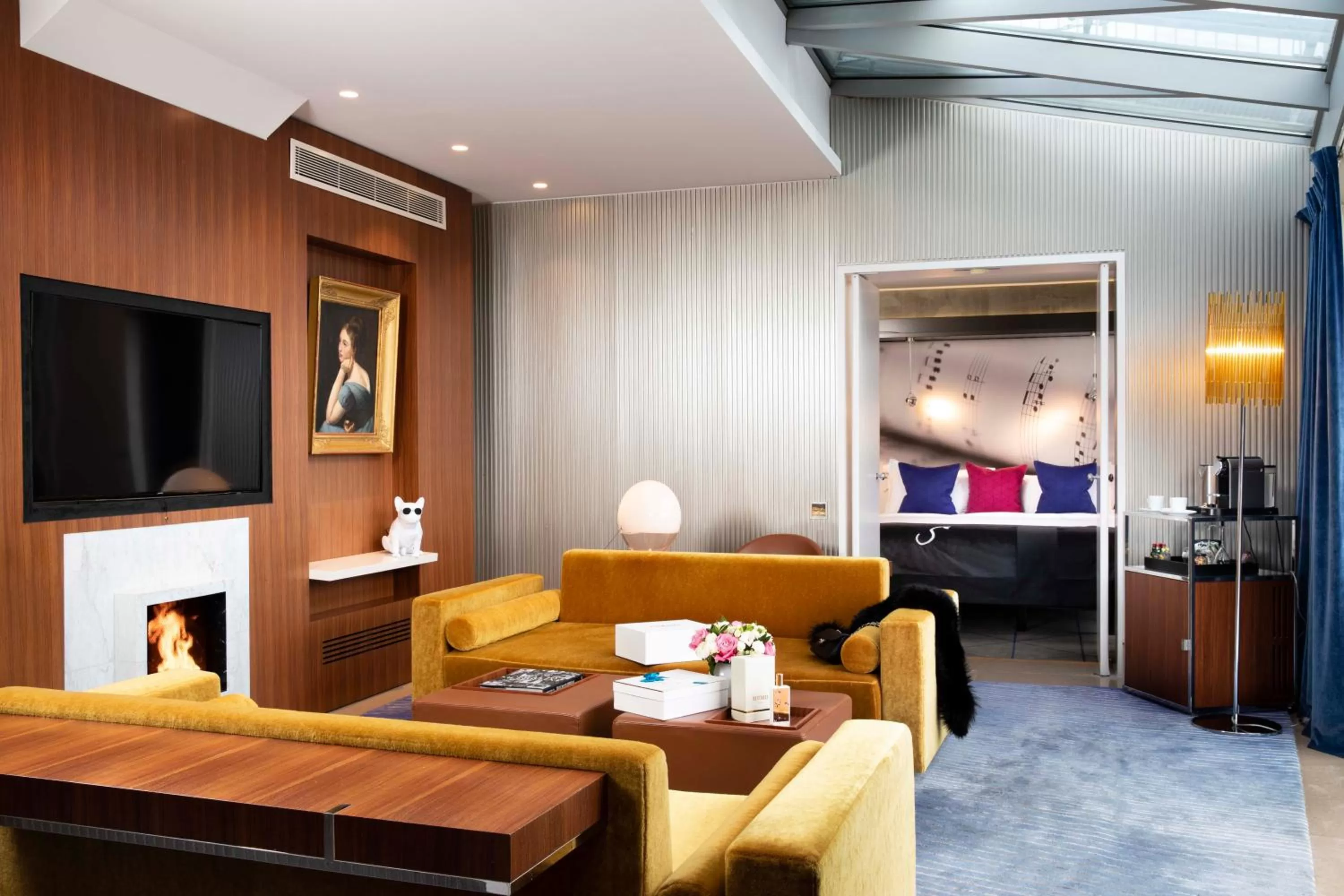 Living room, Seating Area in Hotel De Sers Champs Elysees