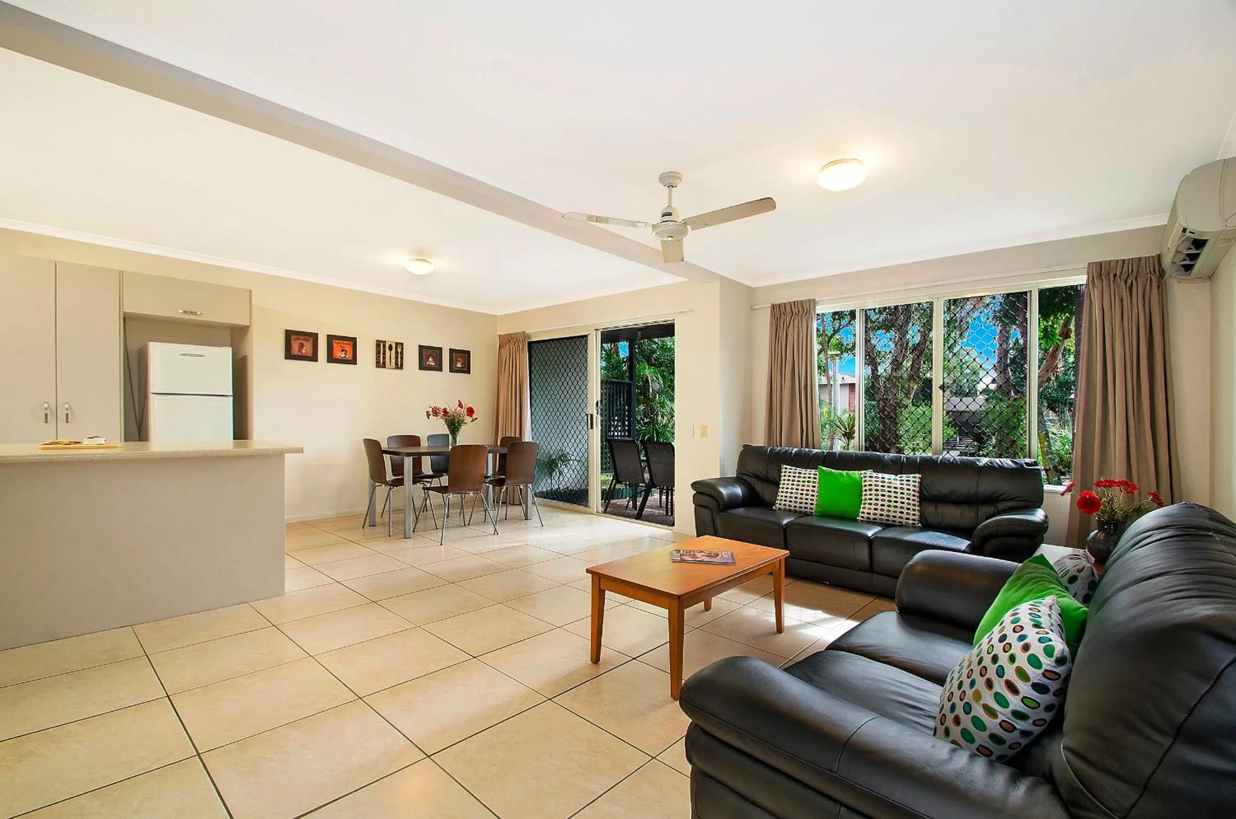 Living room in Ivory Palms Resort Noosa