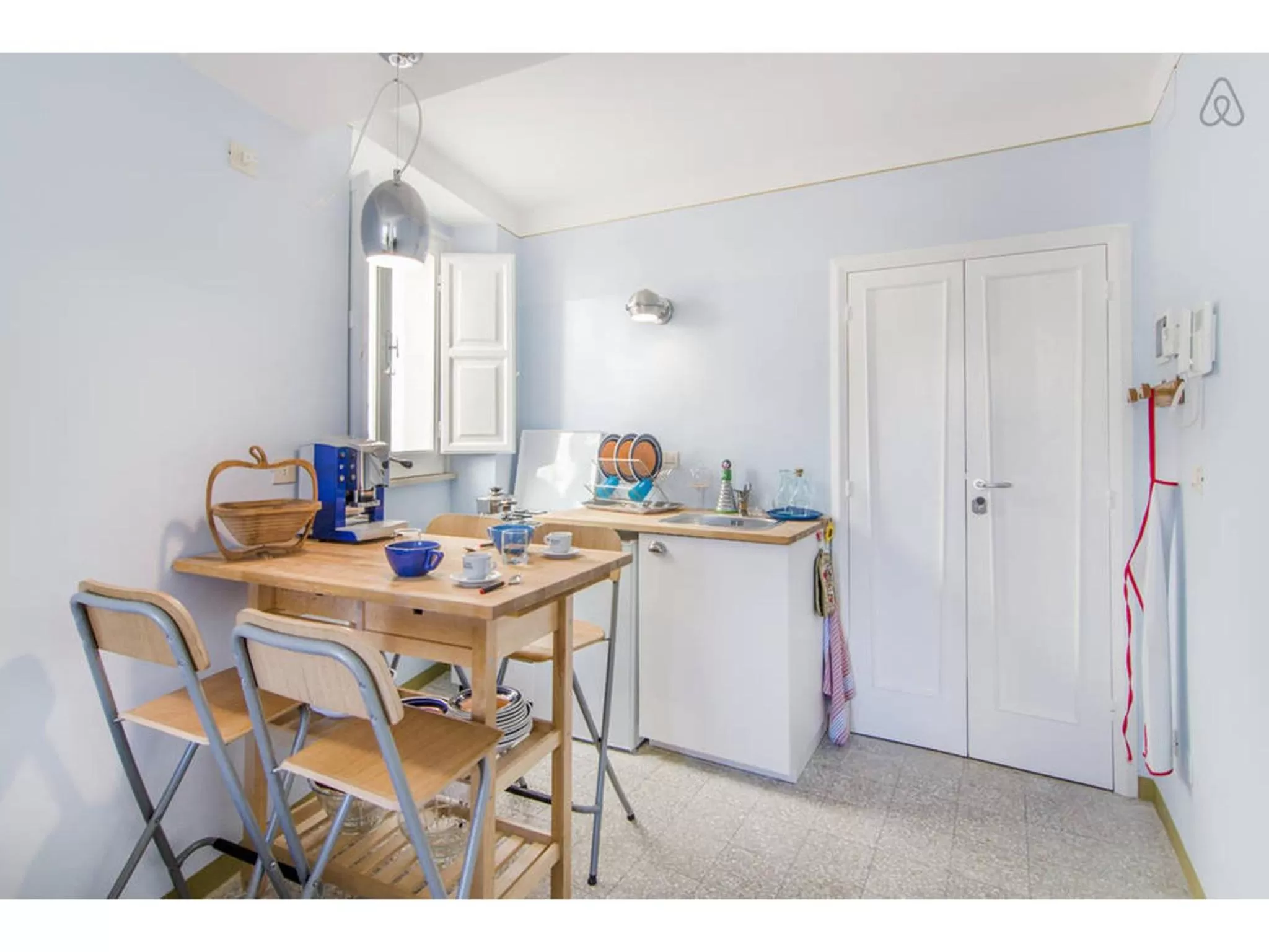 Coffee/tea facilities, Kitchen/Kitchenette in Casa Farella B&B in mini Apartments Altamura x Matera