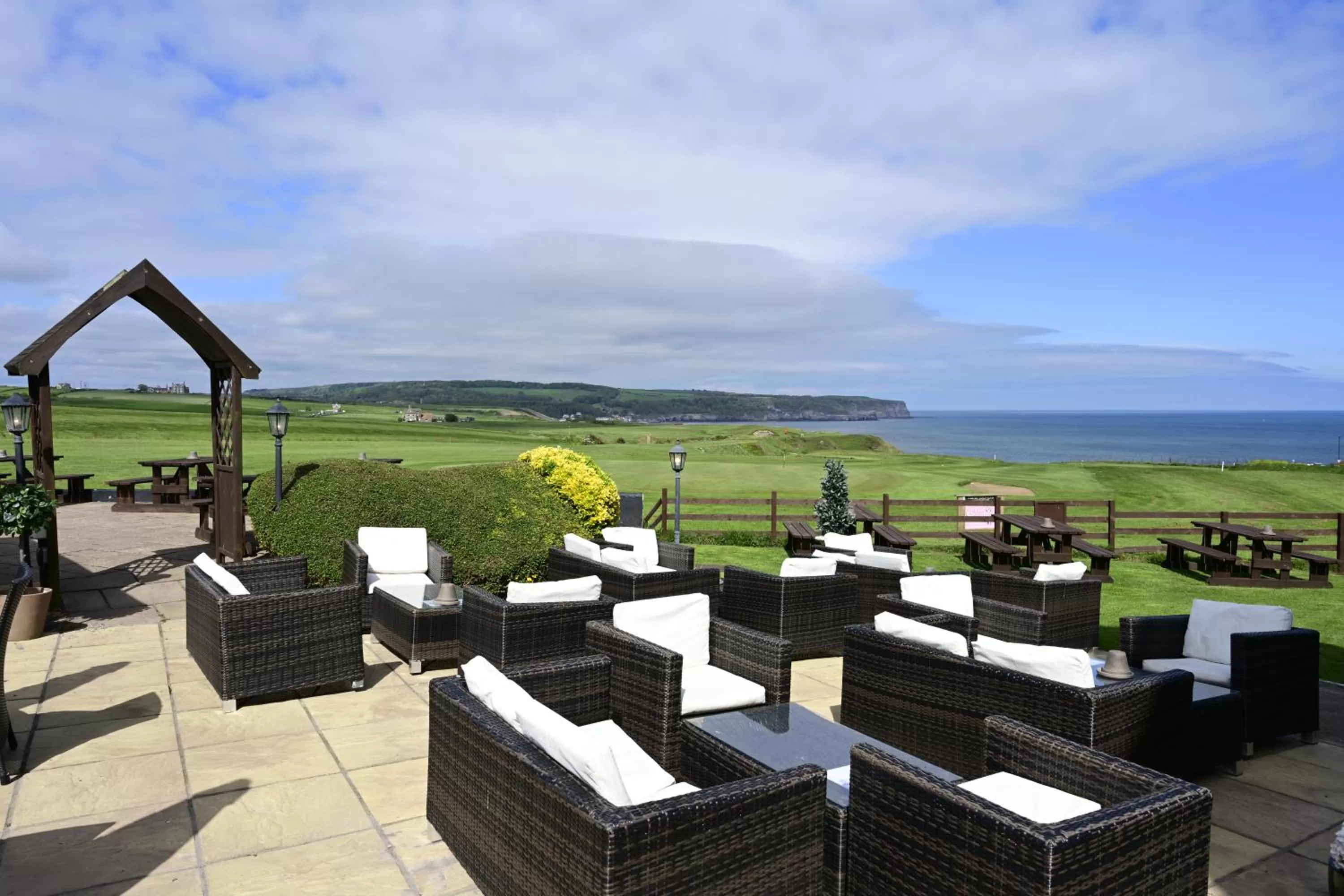 Patio in The White House Inn - Whitby