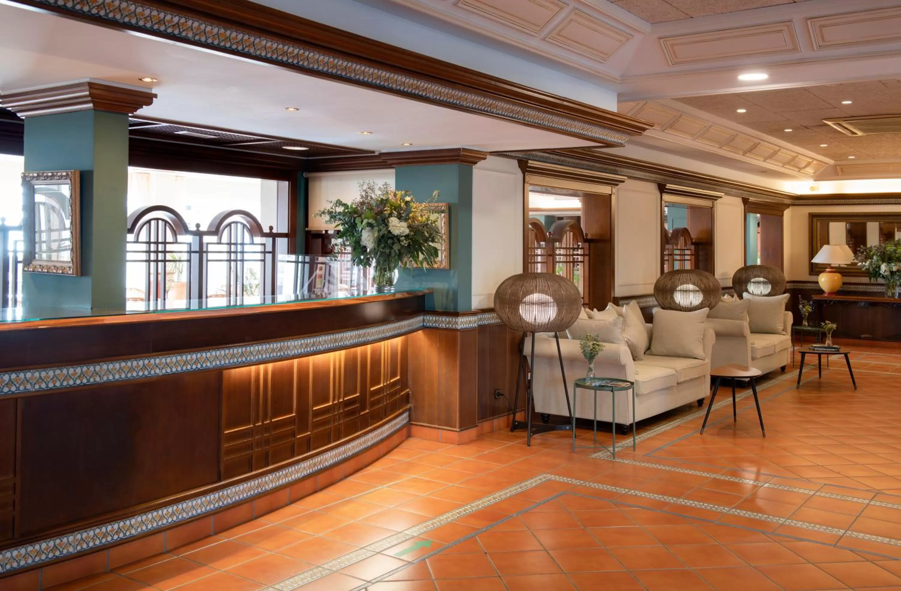 Lobby or reception in Hotel Roses Platja