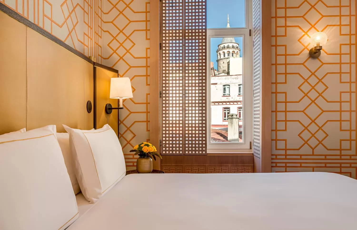 Bed in The Galata Hotel Istanbul - MGallery Collection