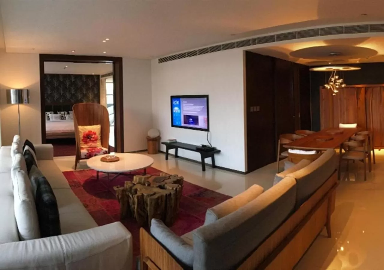 Living room in Hotel Éclat Beijing