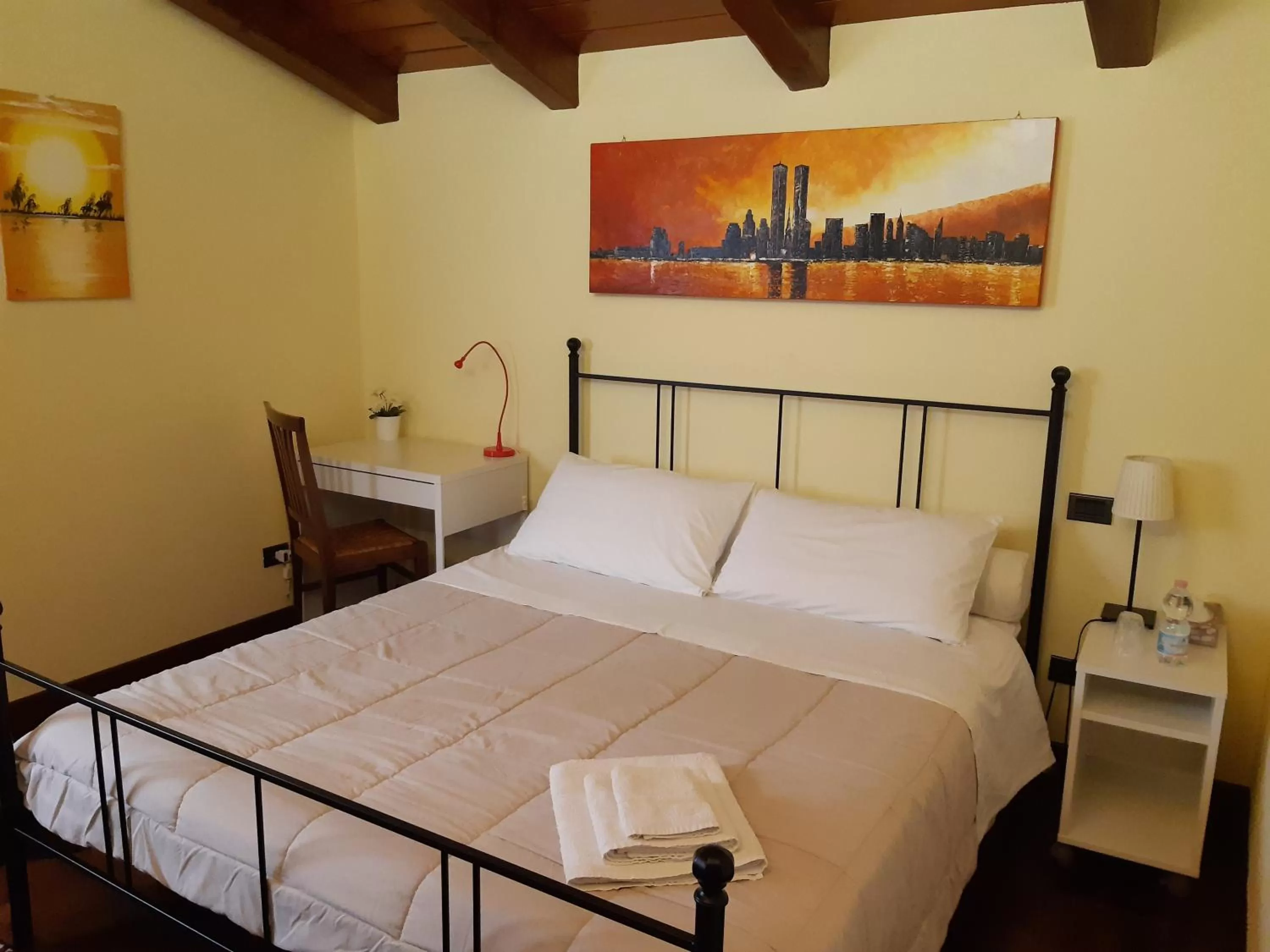 Bedroom, Bed in Villa Stefania