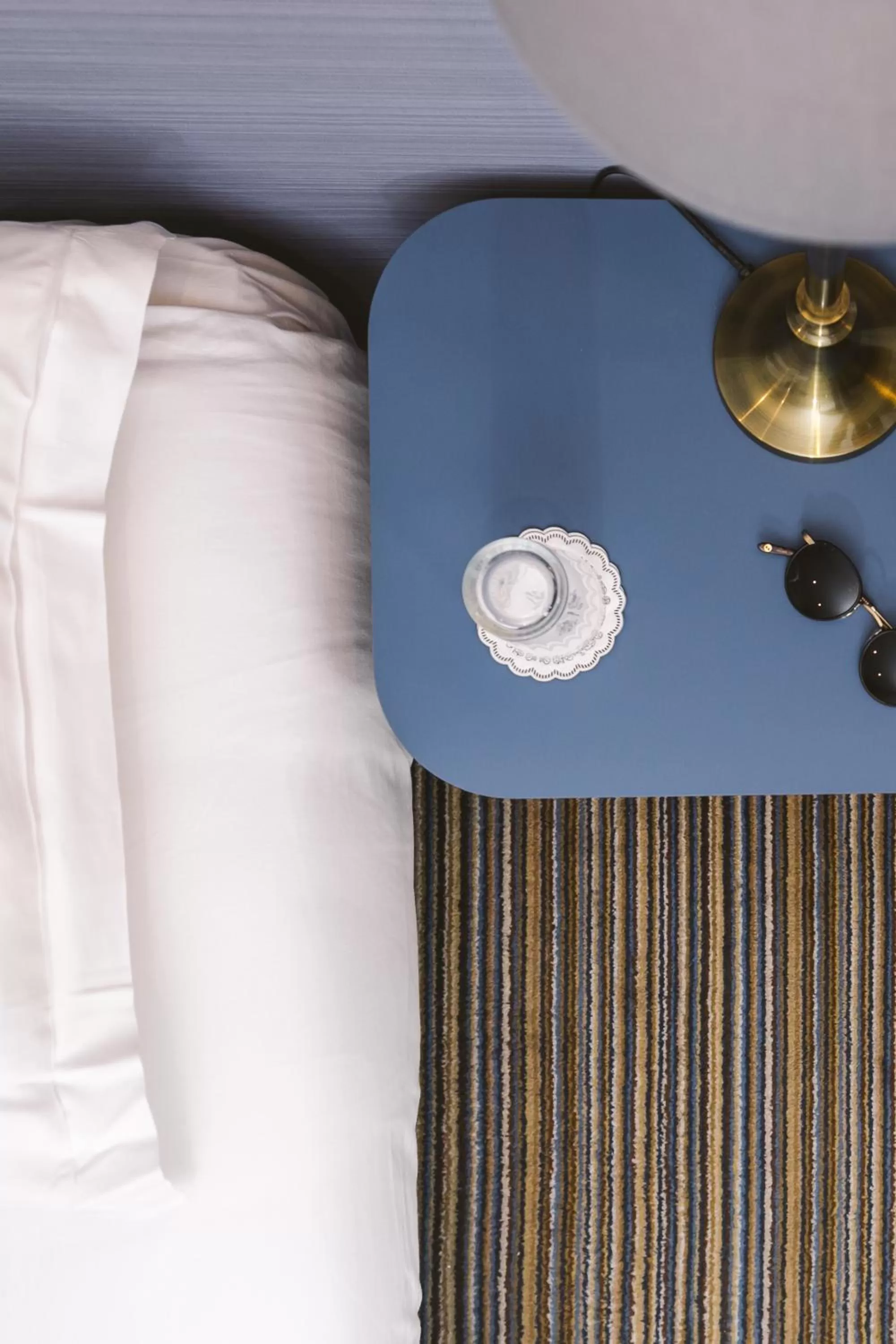 Decorative detail, Bed in Hotel Saint Christophe