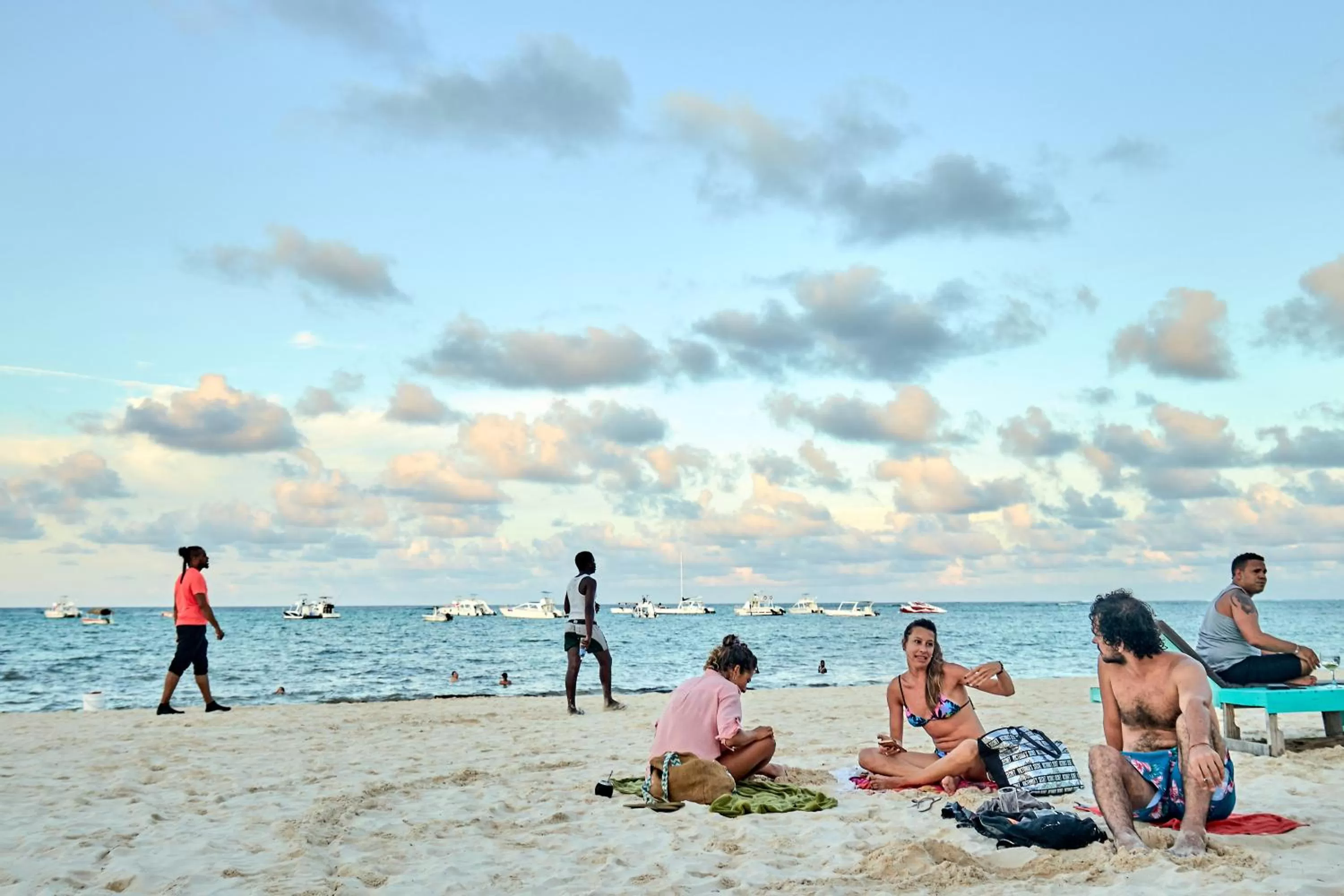 People in Las Terrazas Condo Punta Cana Beach - Los Corales Village