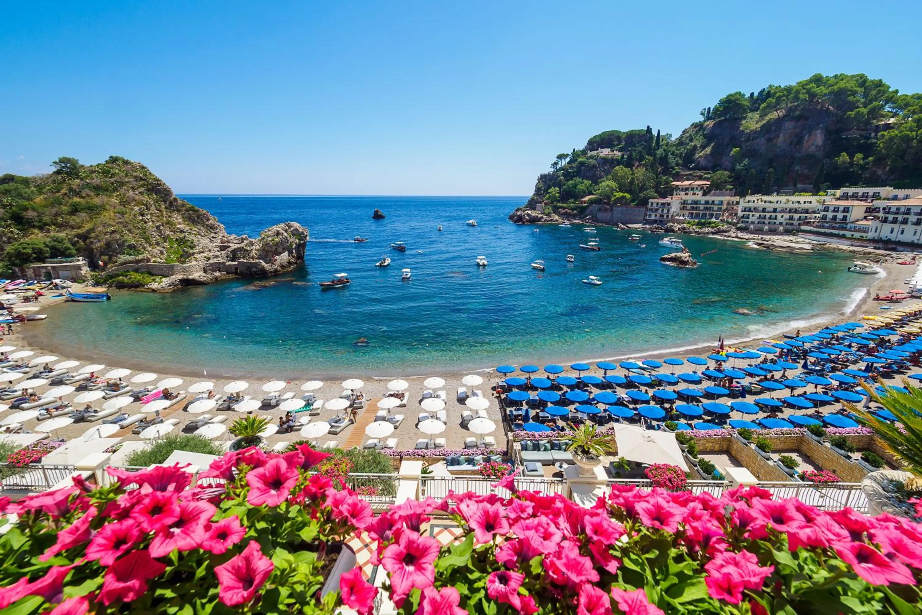 Beach in Mazzarò Sea Palace - The Leading Hotels of the World
