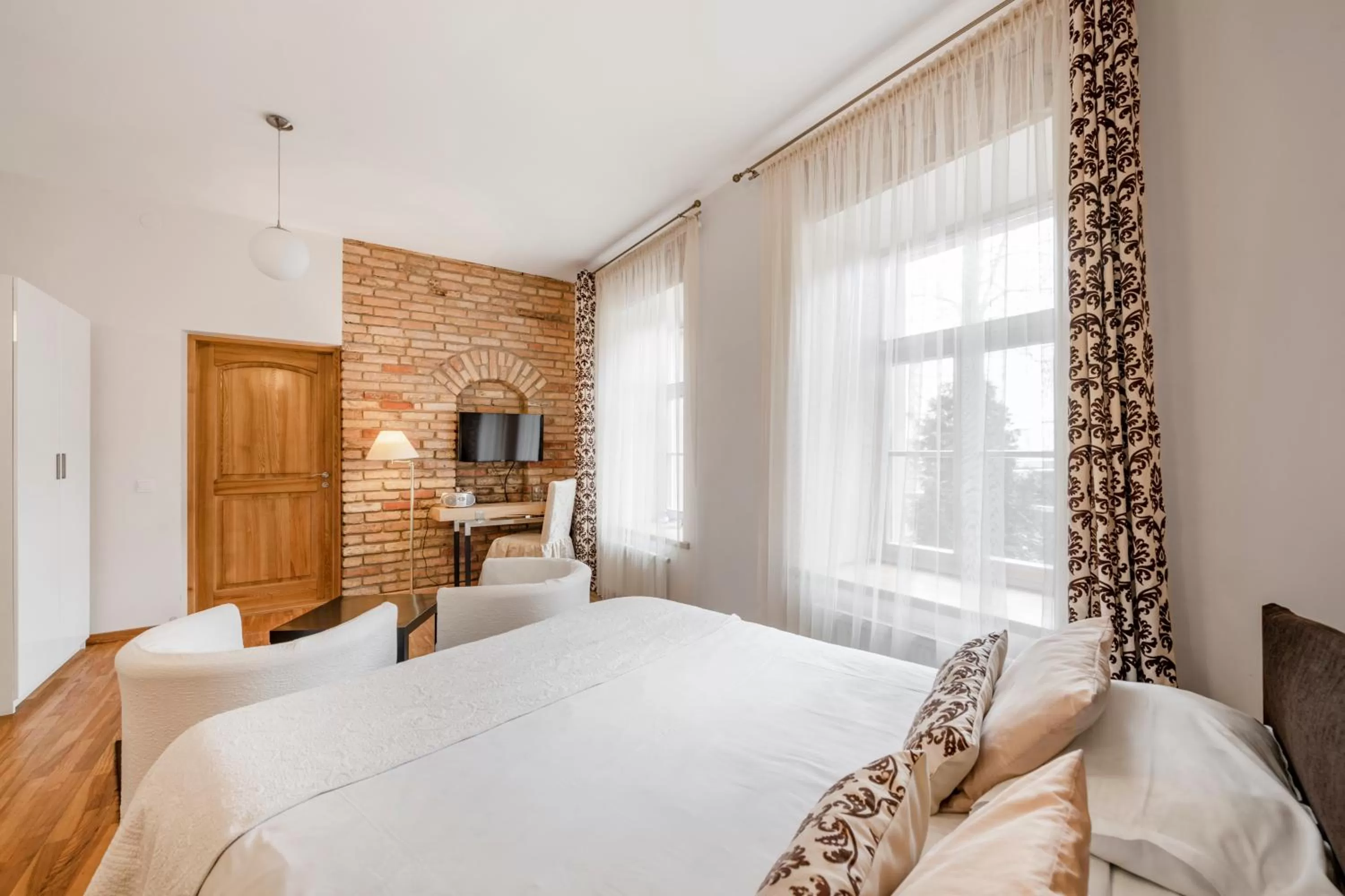 Photo of the whole room, Bed in Vilnius Apartments