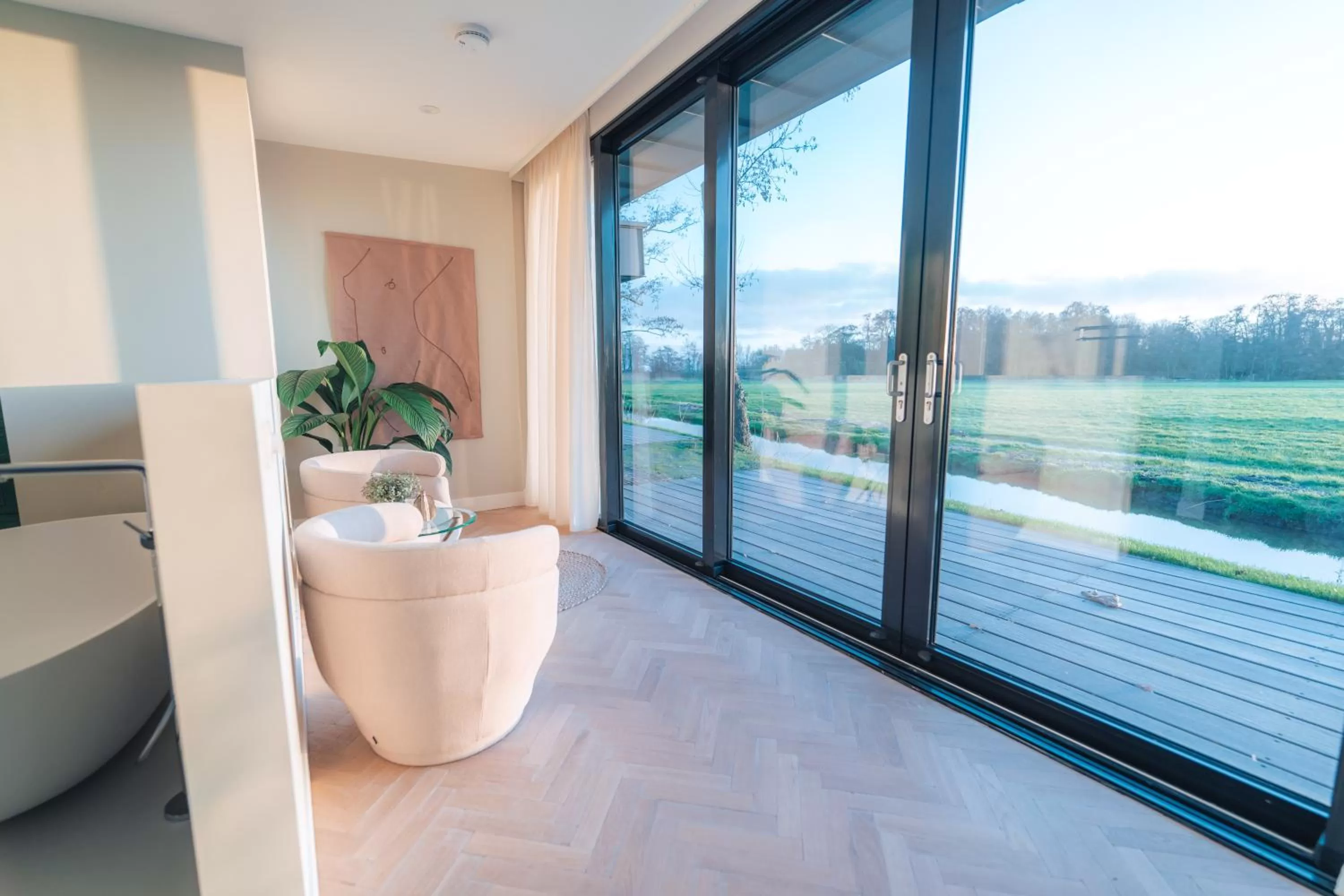 Patio in Boutique Hotel De Witte Dame