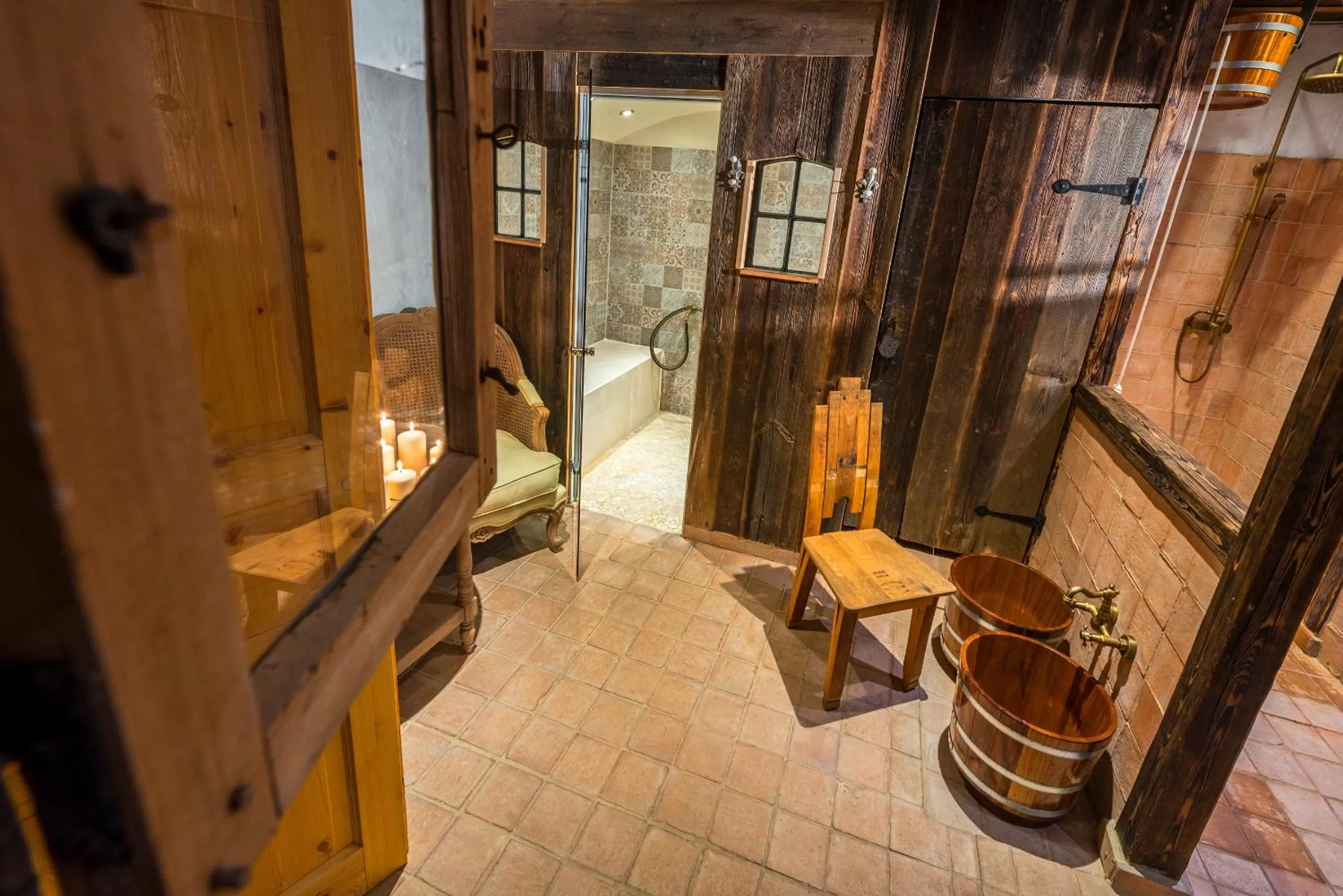 Sauna in Hotel Wellness Goldenes Fass Meißen