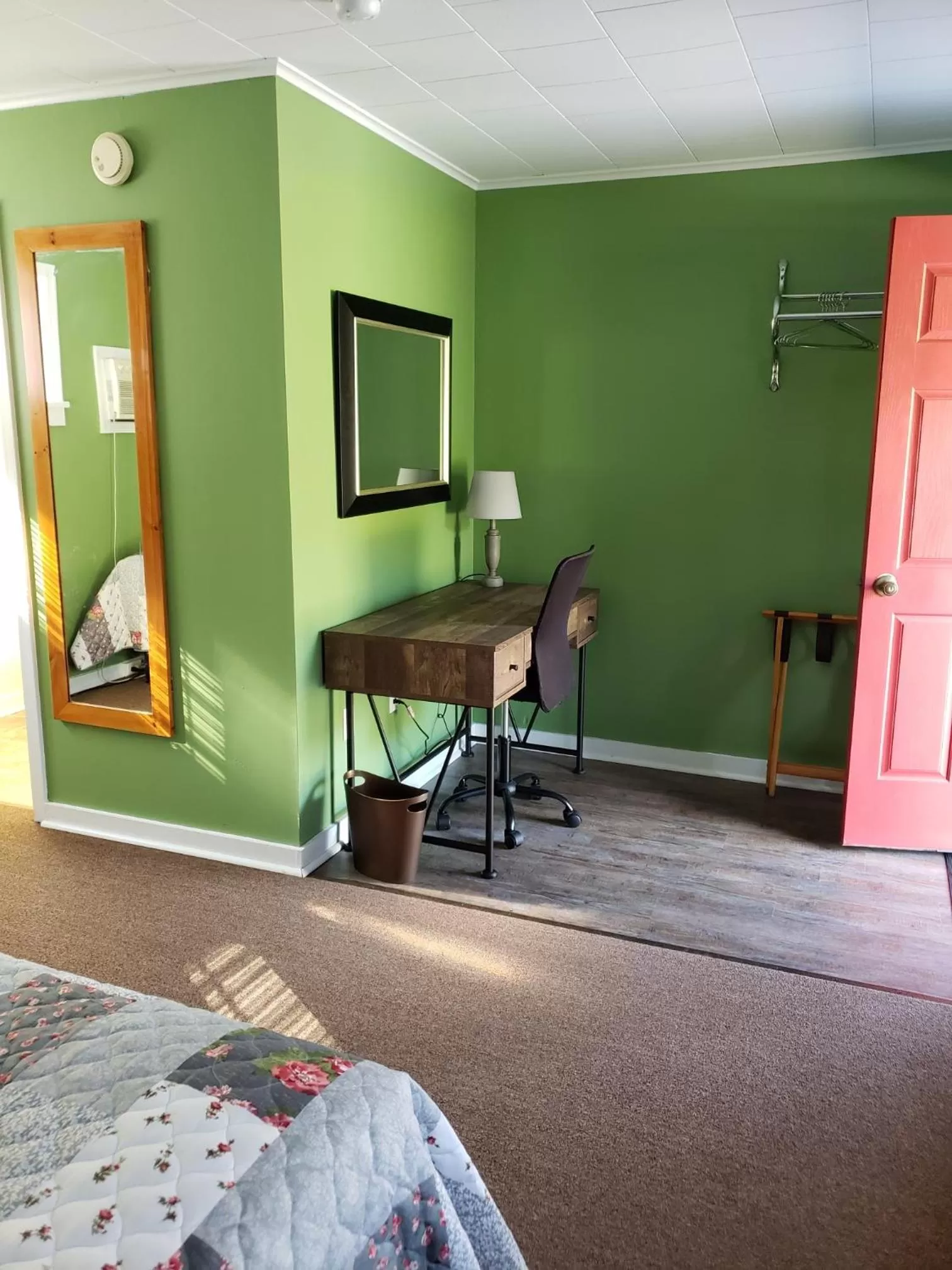 Bed in Blue Ridge Motel