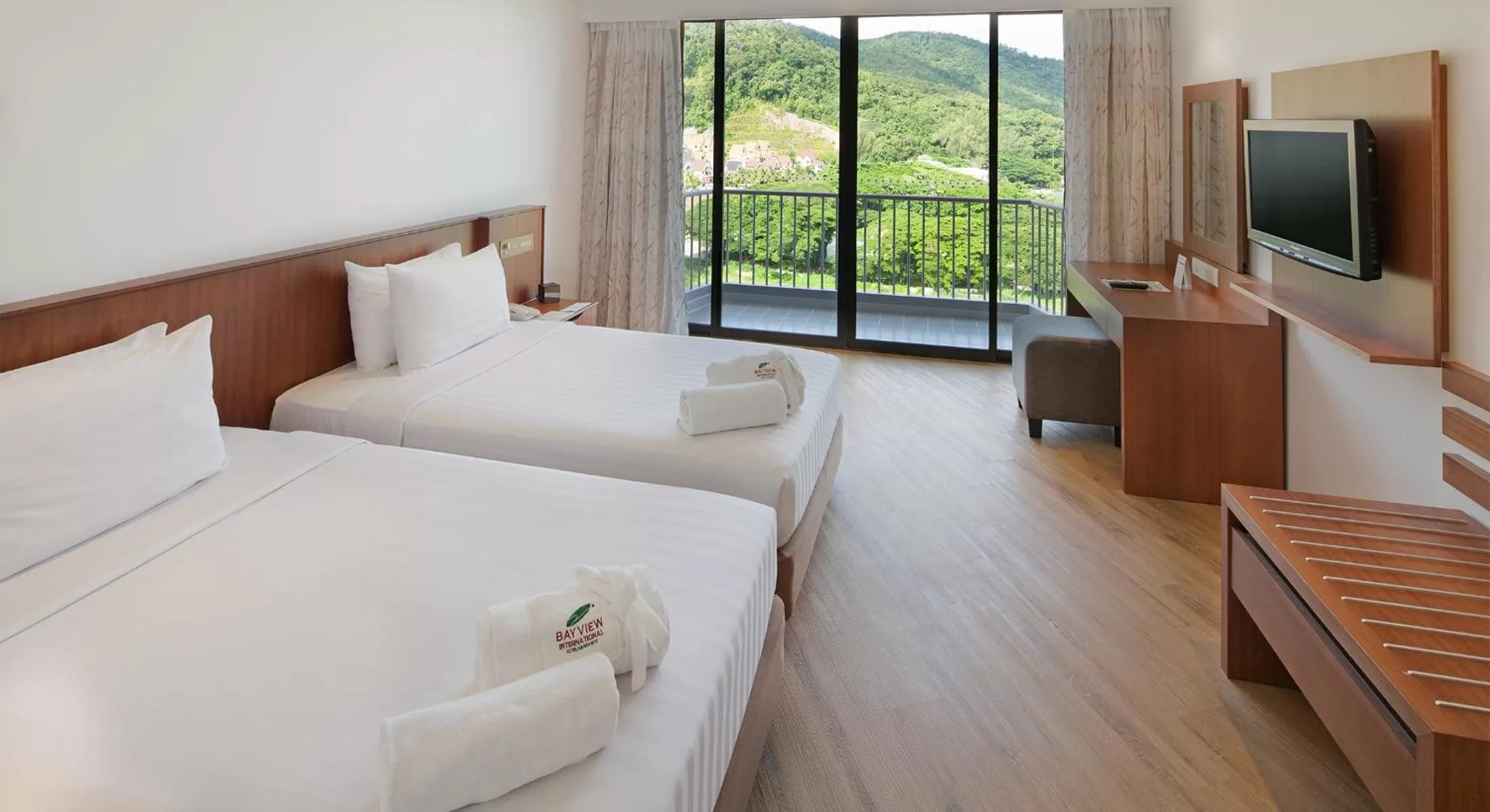 TV and multimedia, Bed in The Bayview Beach Resort