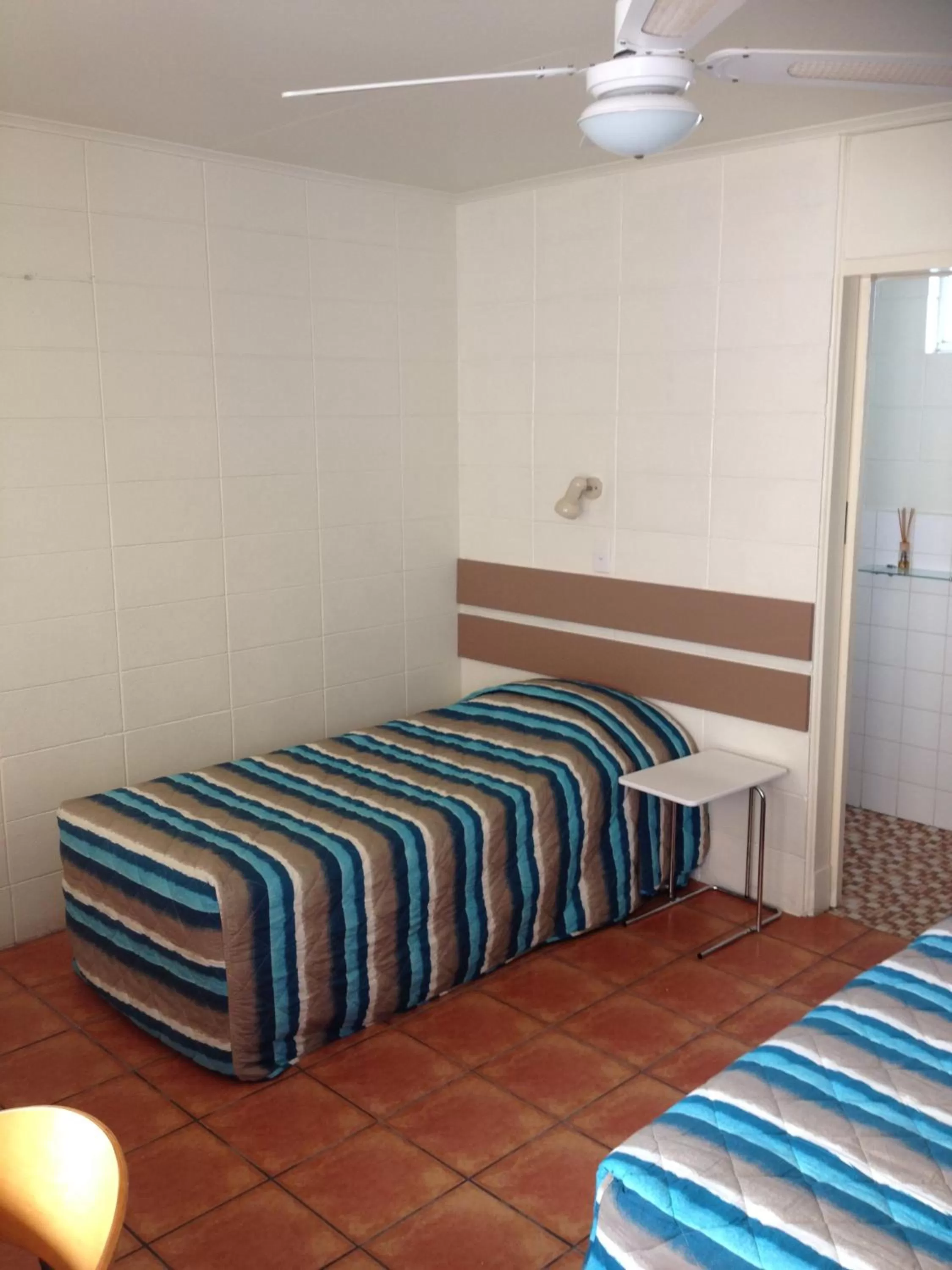 Bed in Sunburst Motel