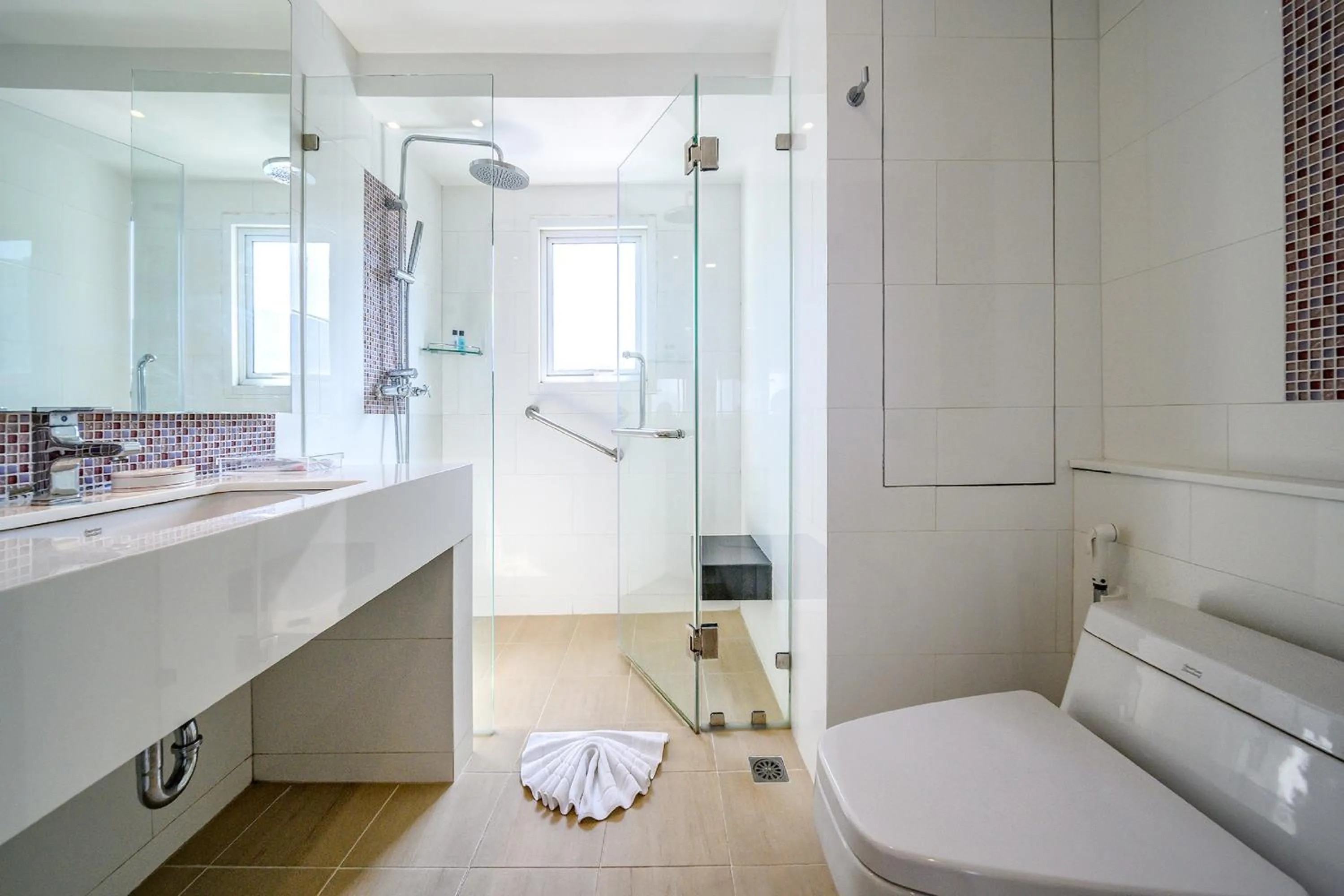 Bathroom in Andaman Beach Suites Hotel, Patong Phuket