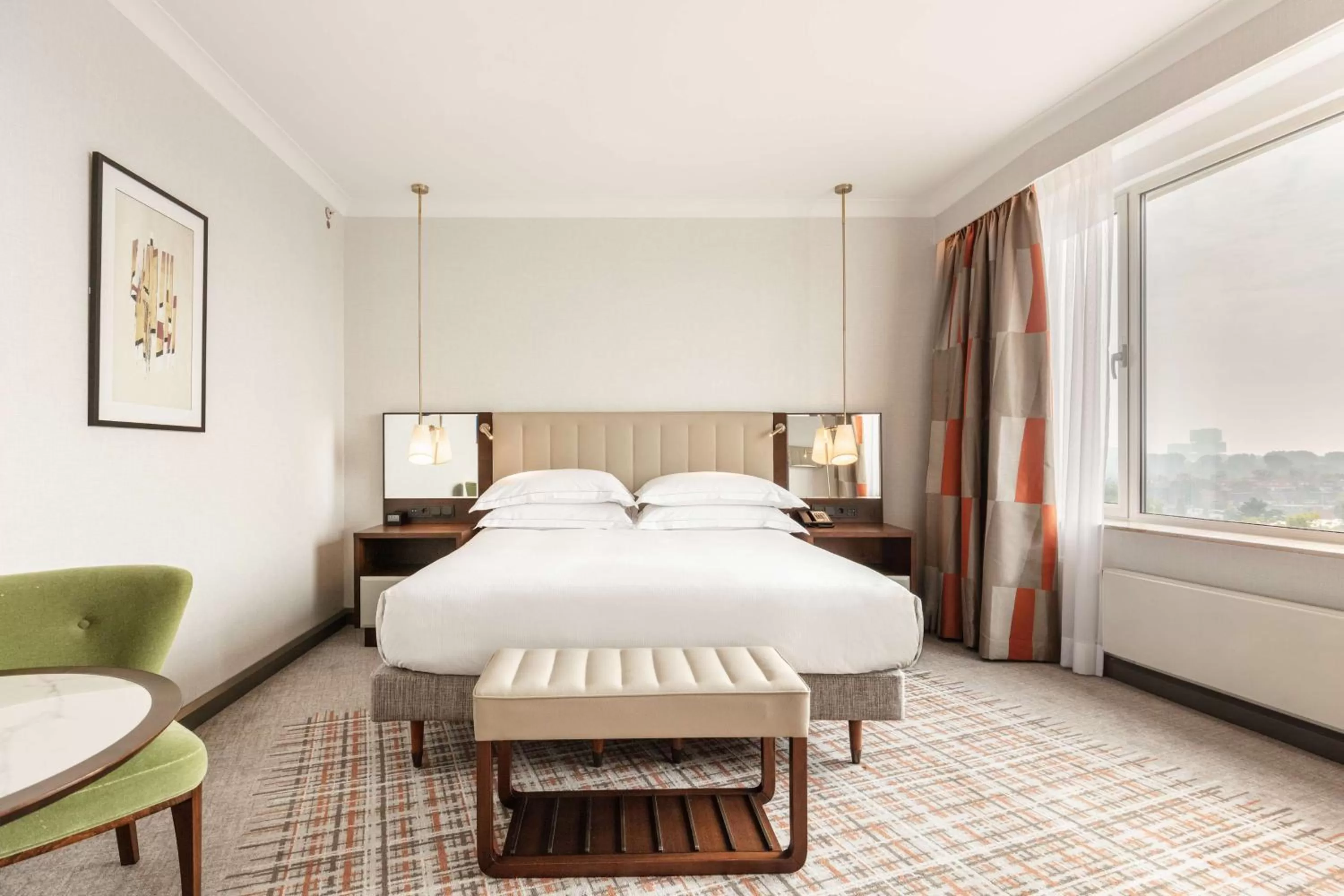 Bed in Hilton Amsterdam