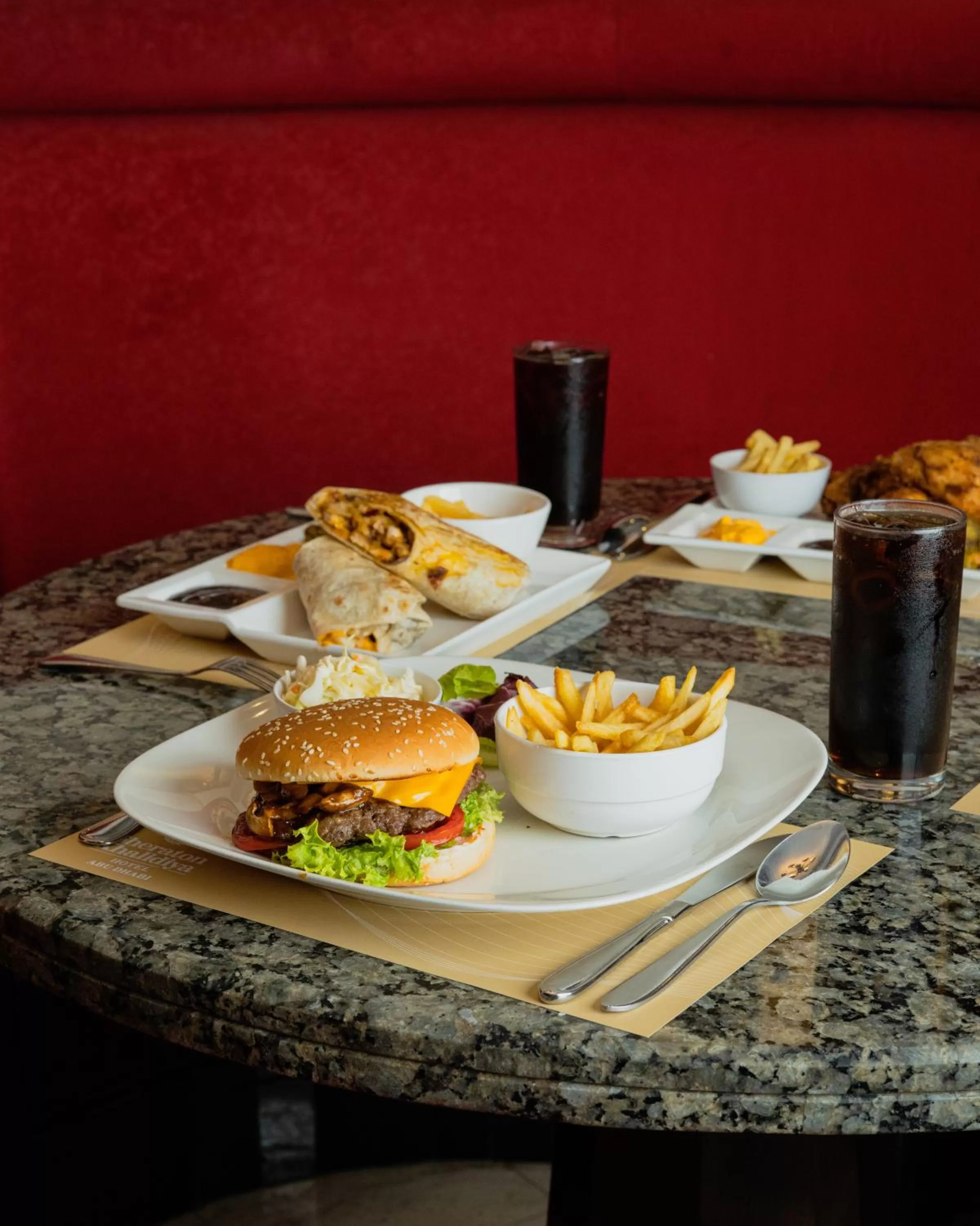 Food and drinks in Sheraton Khalidiya Hotel