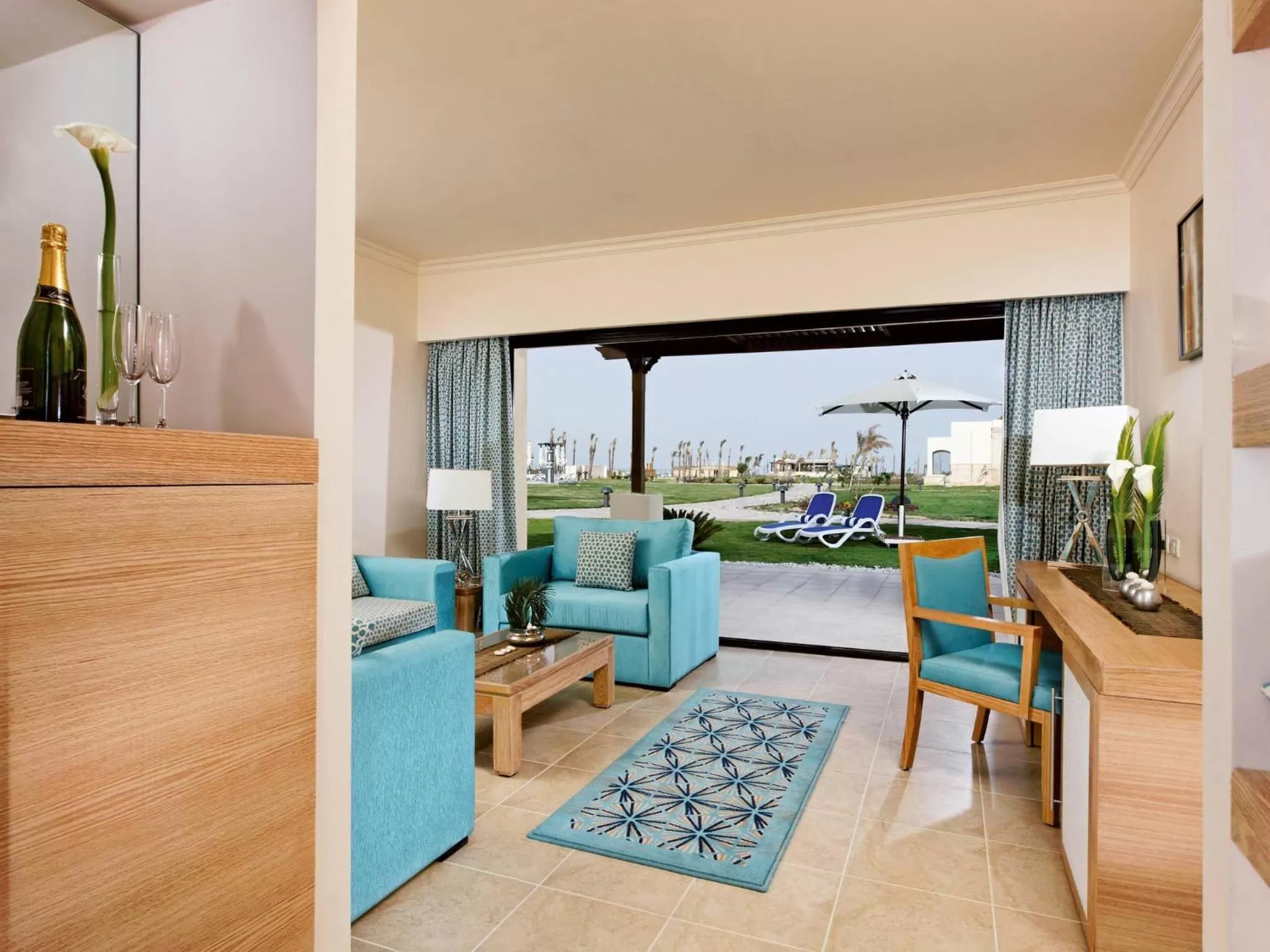 Family Room with Pool View in Movenpick Waterpark Resort & Spa Soma Bay