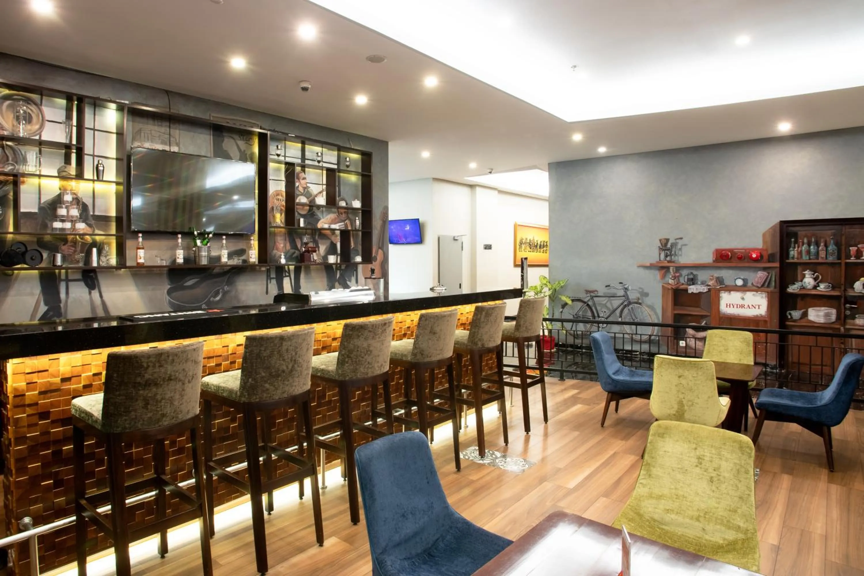 Lounge or bar in d'primahotel Kualanamu Airport Medan