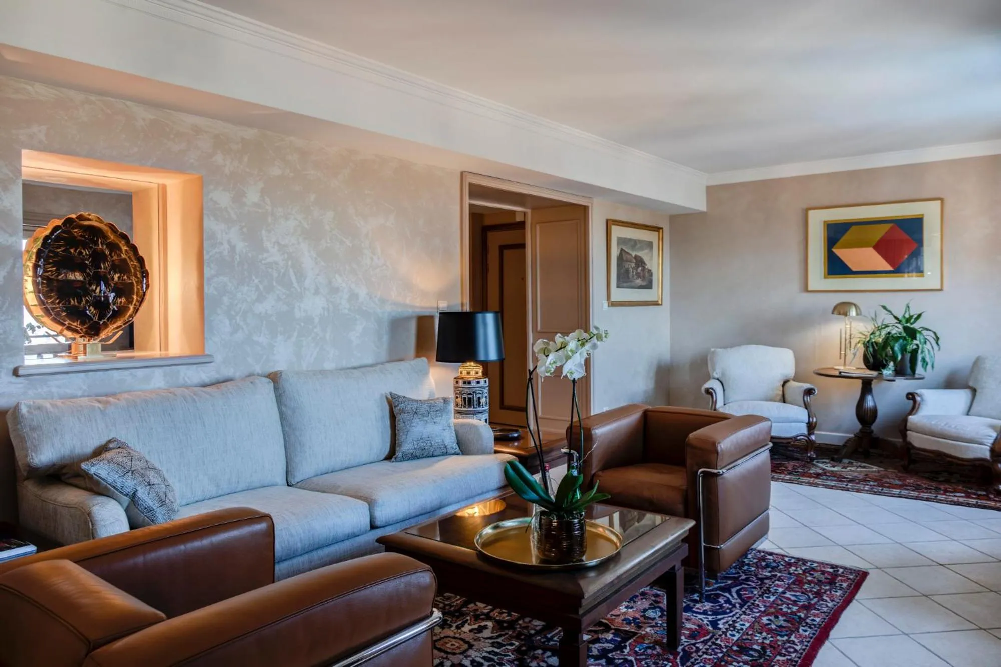 Living room in Villa Florentine, A Beauvallon Hotel & Spa