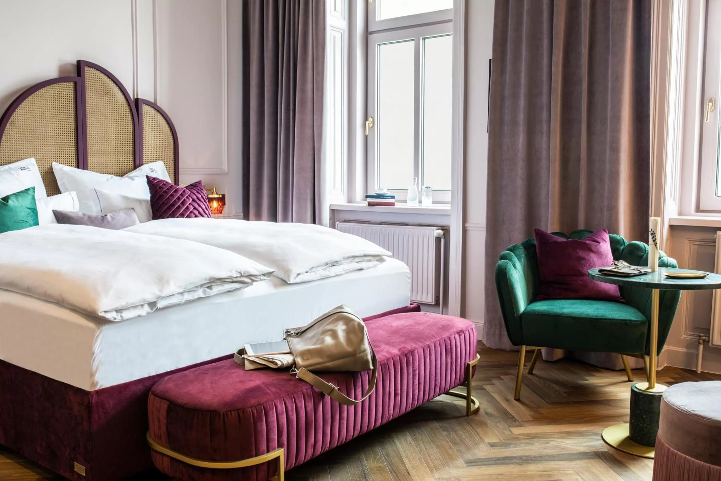 Bed in Hotel Josefine