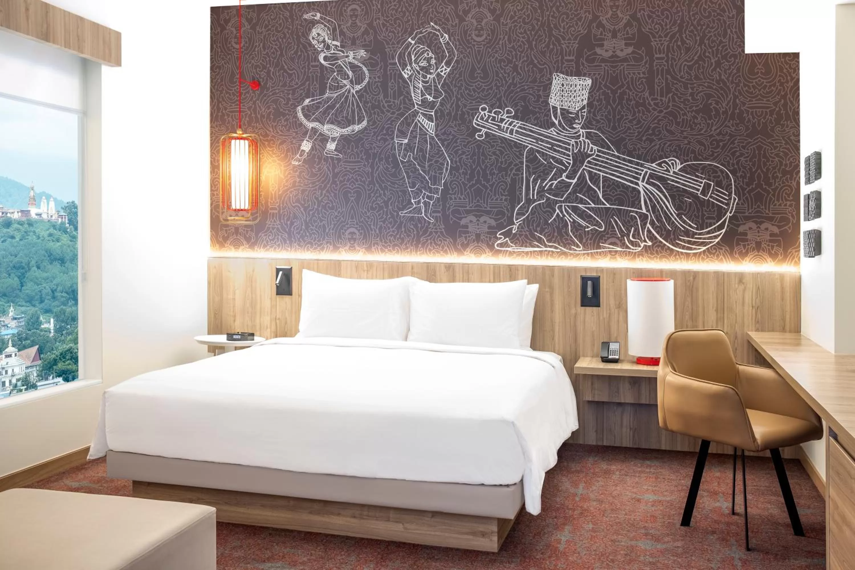 Bed in Hyatt Centric Soalteemode Kathmandu