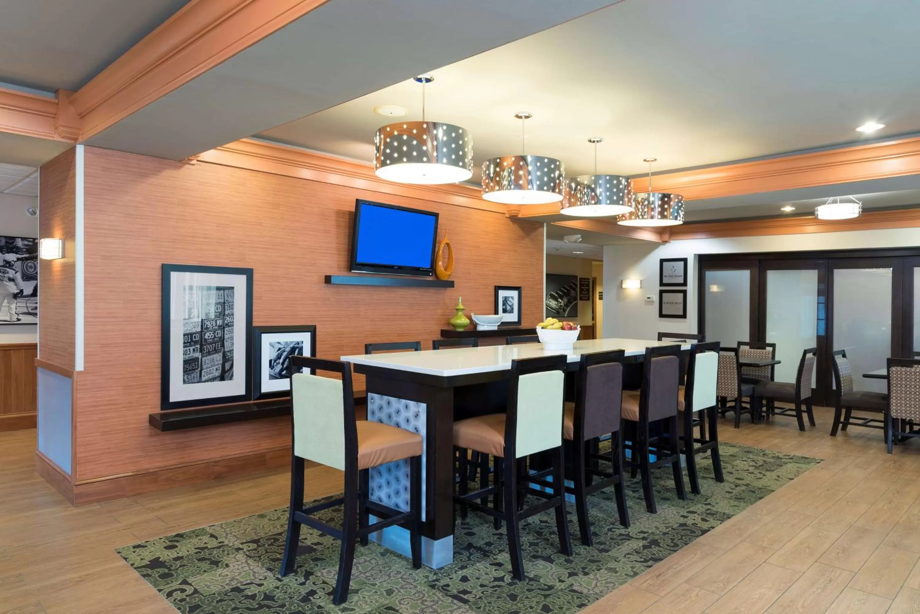 Lobby or reception in Hampton Inn & Suites Mansfield South @ I 71