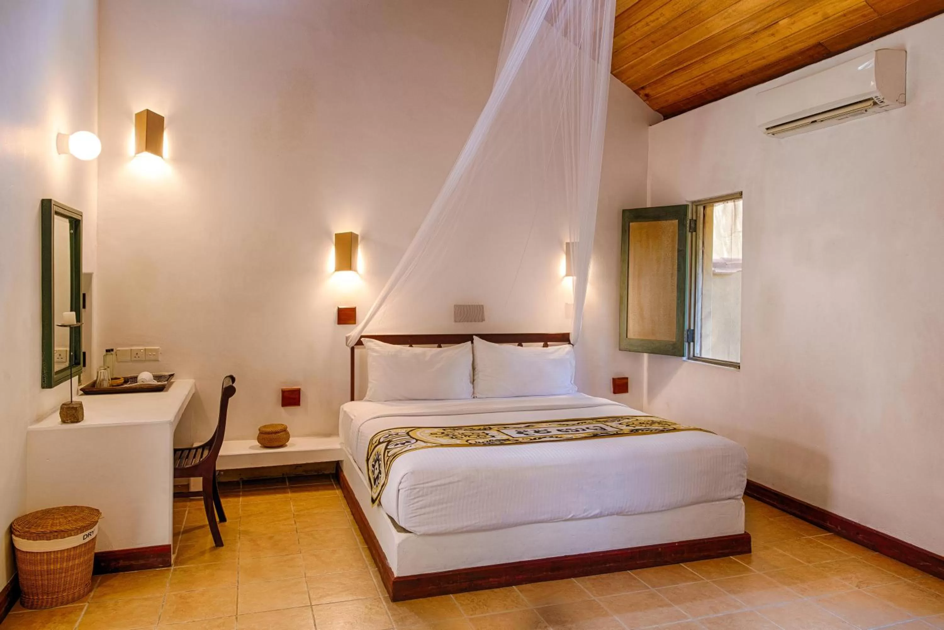 Photo of the whole room, Bed in Jetwing Ayurveda Pavilions