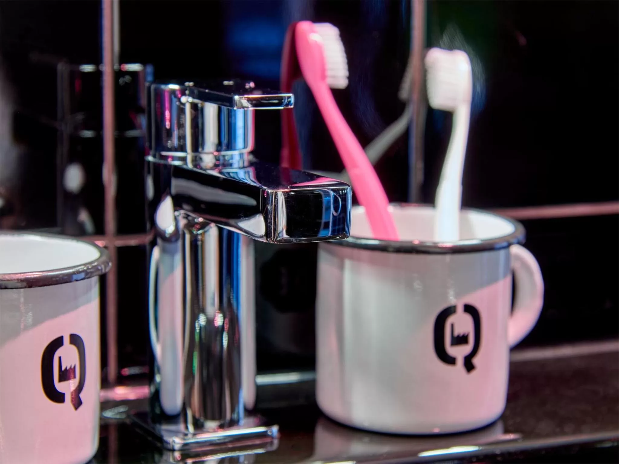 Bathroom in Q-Factory Hotel