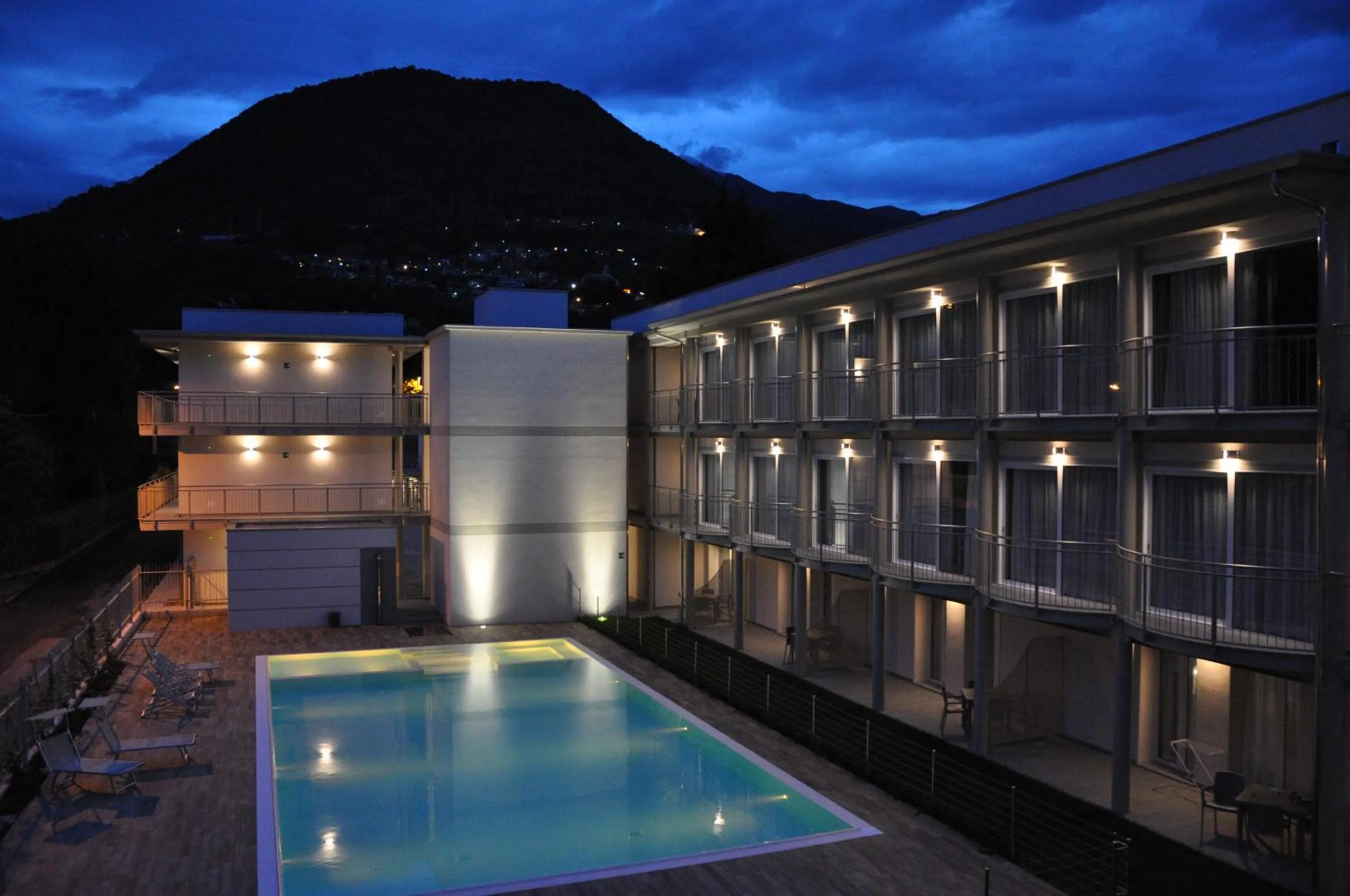 Garden view in Hotel Vischi