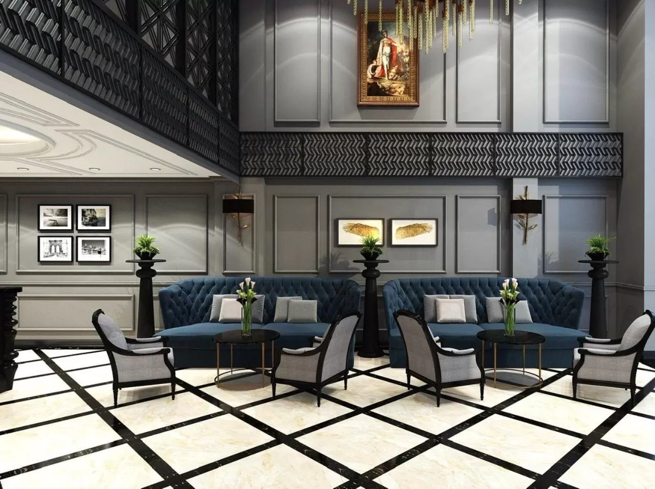 Lobby or reception in La Selva Premium Hotel