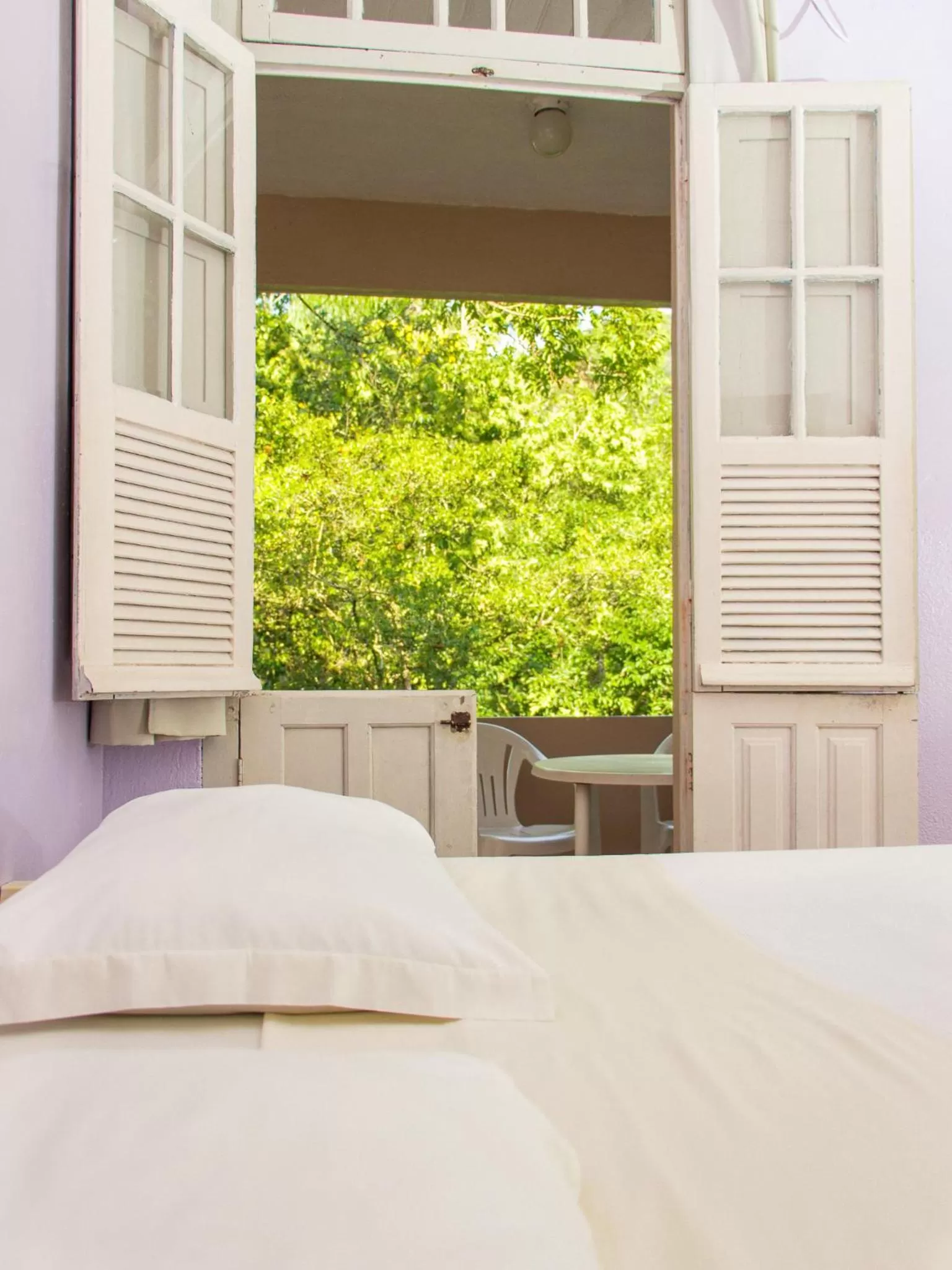 Garden view, Bed in Hotel Caldas da Imperatriz