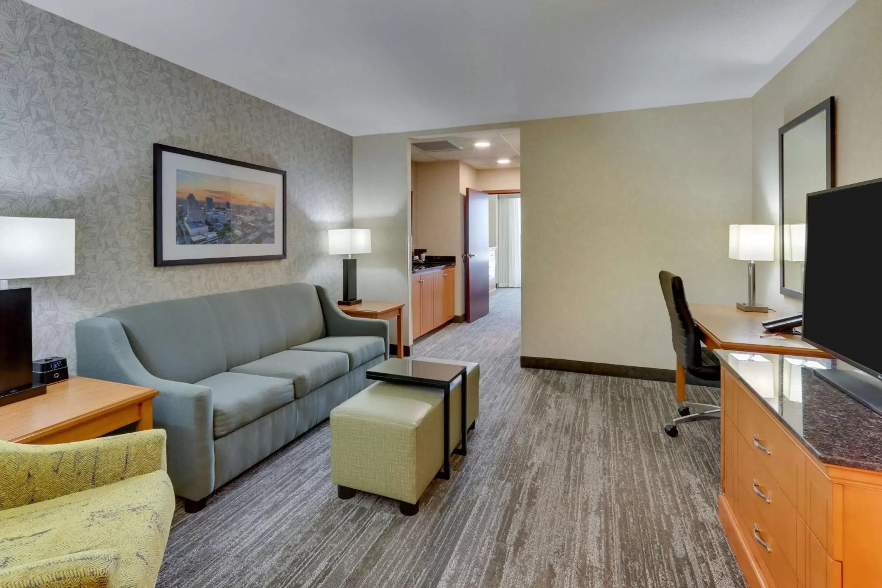King Suite with Sofa Bed - Accessible, Tub in Drury Inn & Suites Orlando near Universal Orlando Resort King Suite with Sofa Bed - Accessible, Tub in Drury Inn & Suites Orlando near Universal Orlando Resort