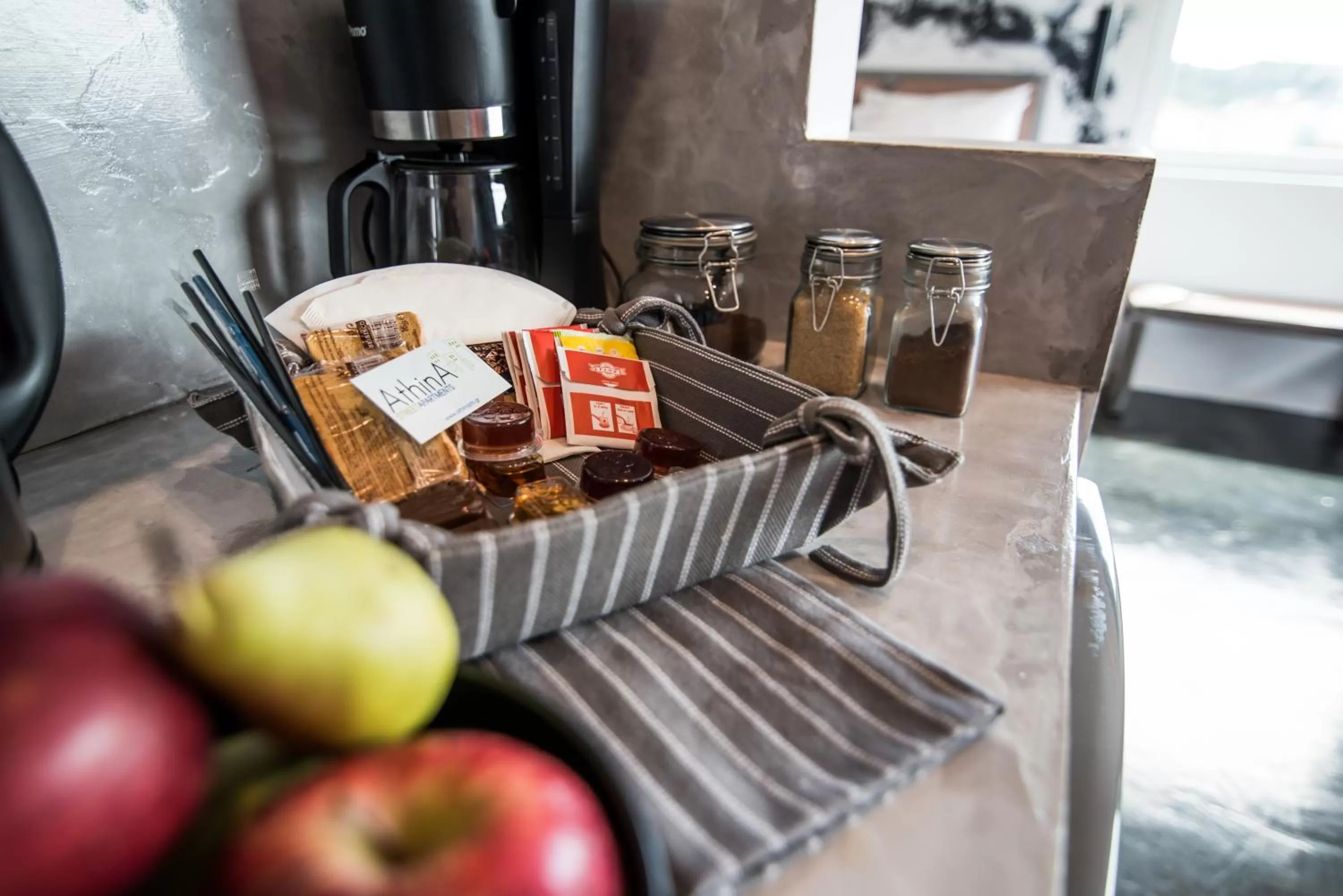 Kitchen or kitchenette in AthinA STREETAPARTMENTS