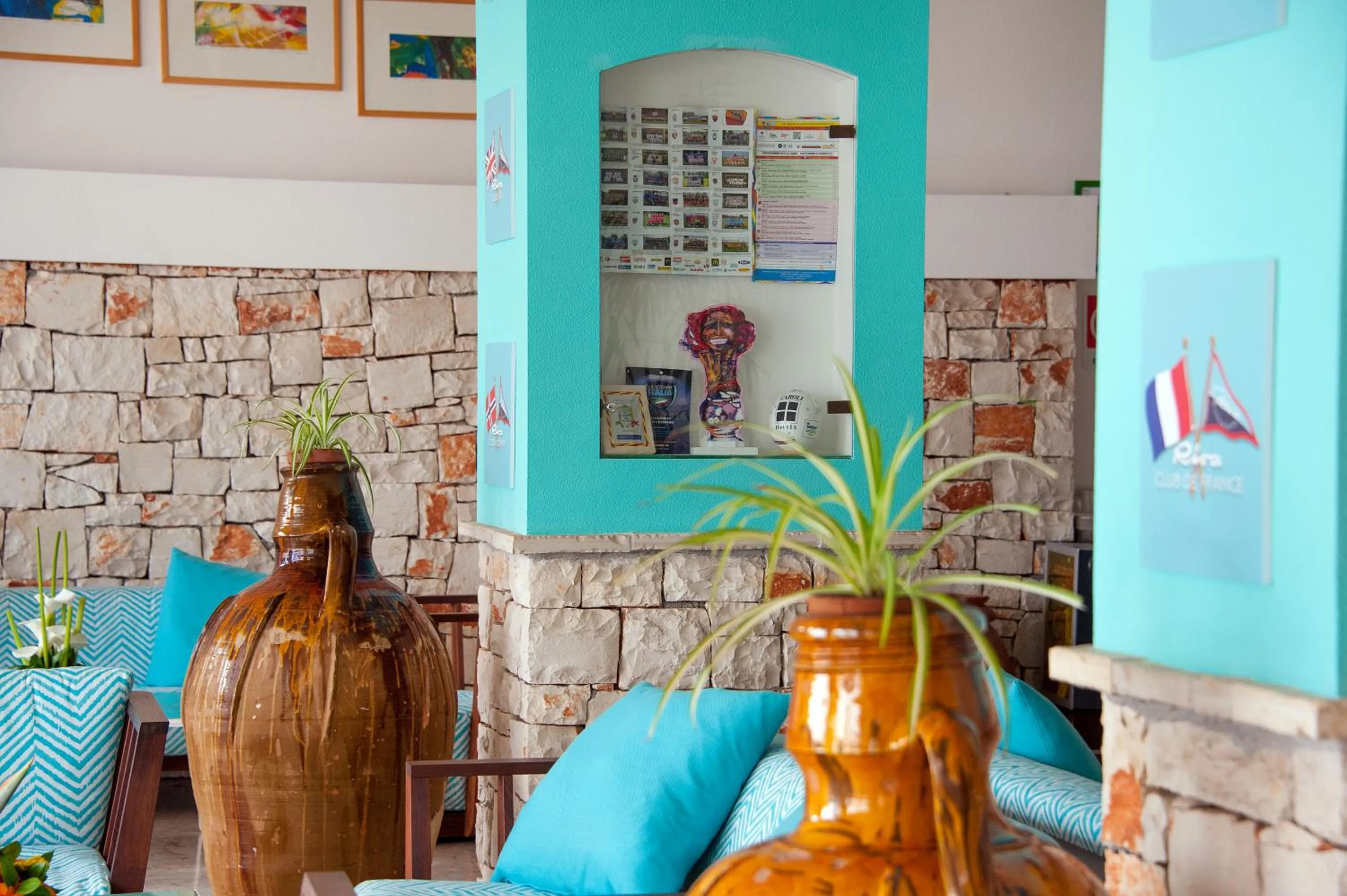 Communal lounge/ TV room in Hotel Terminal - Caroli Hotels