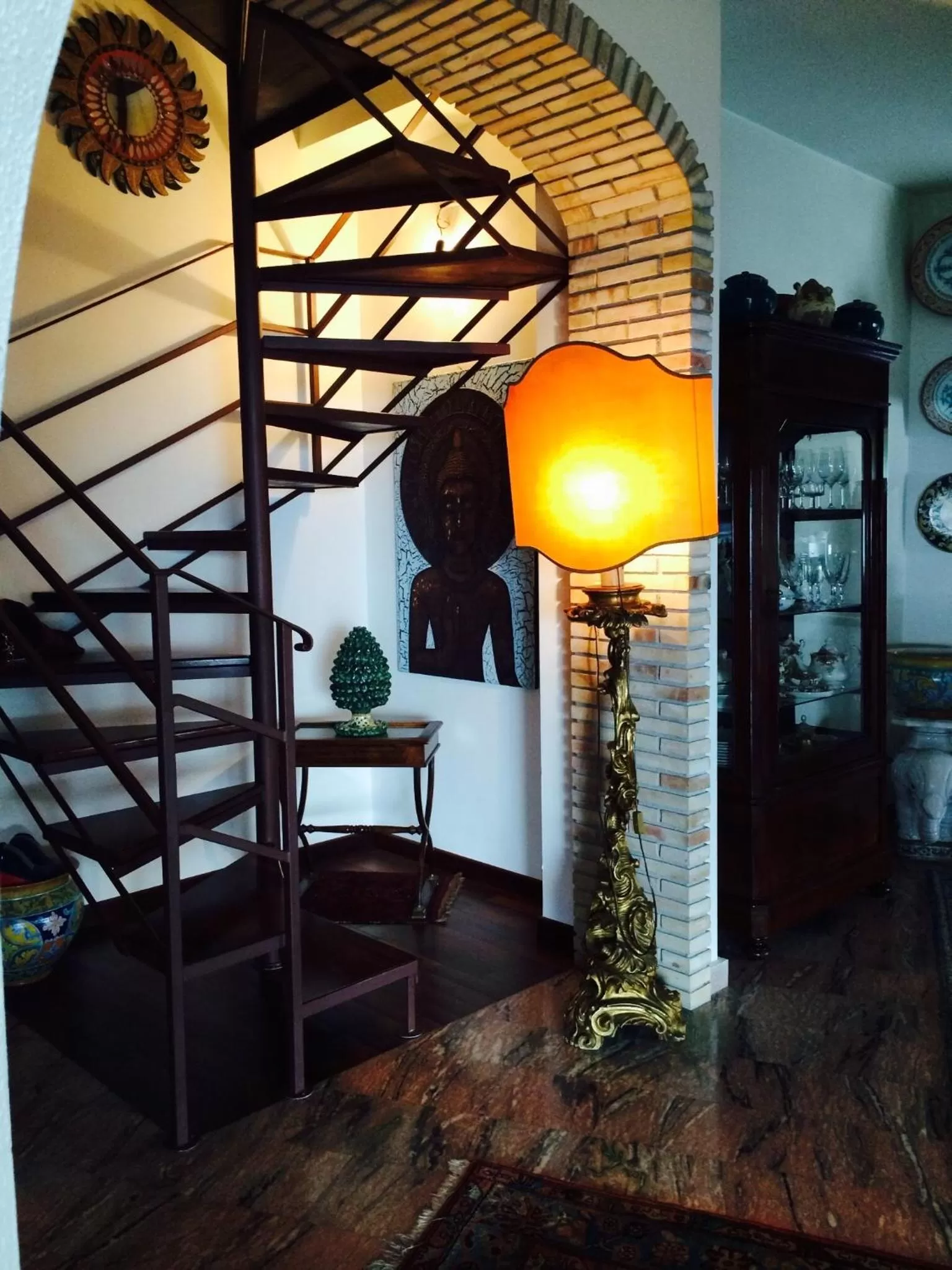 Decorative detail, Bed in B&B Martina