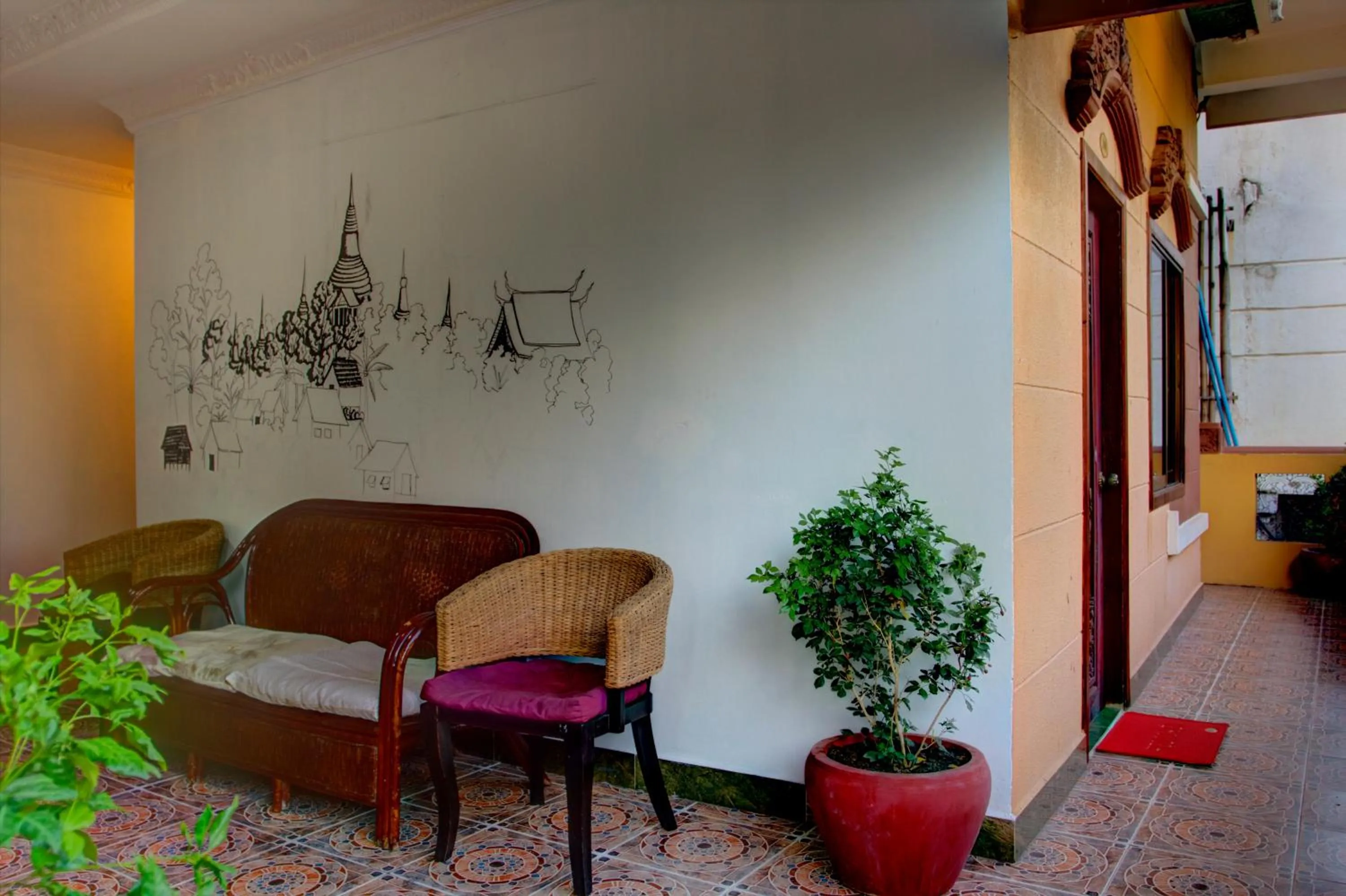 Decorative detail in RS II Guesthouse