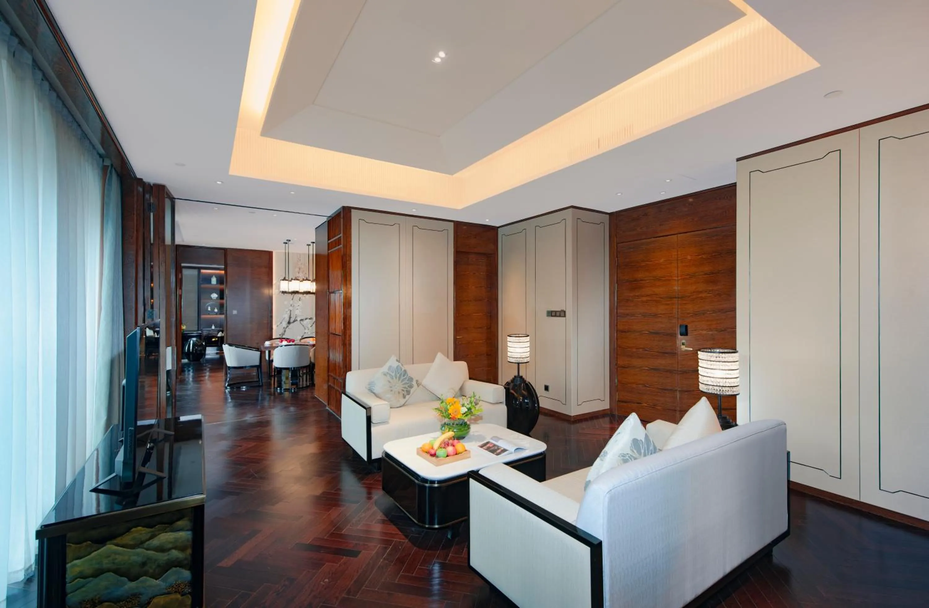 Seating area in voco - Hangzhou Binjiang Minghao by IHG