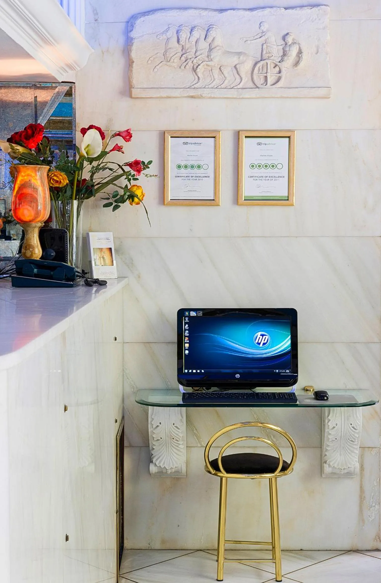 Lobby or reception in Marble House