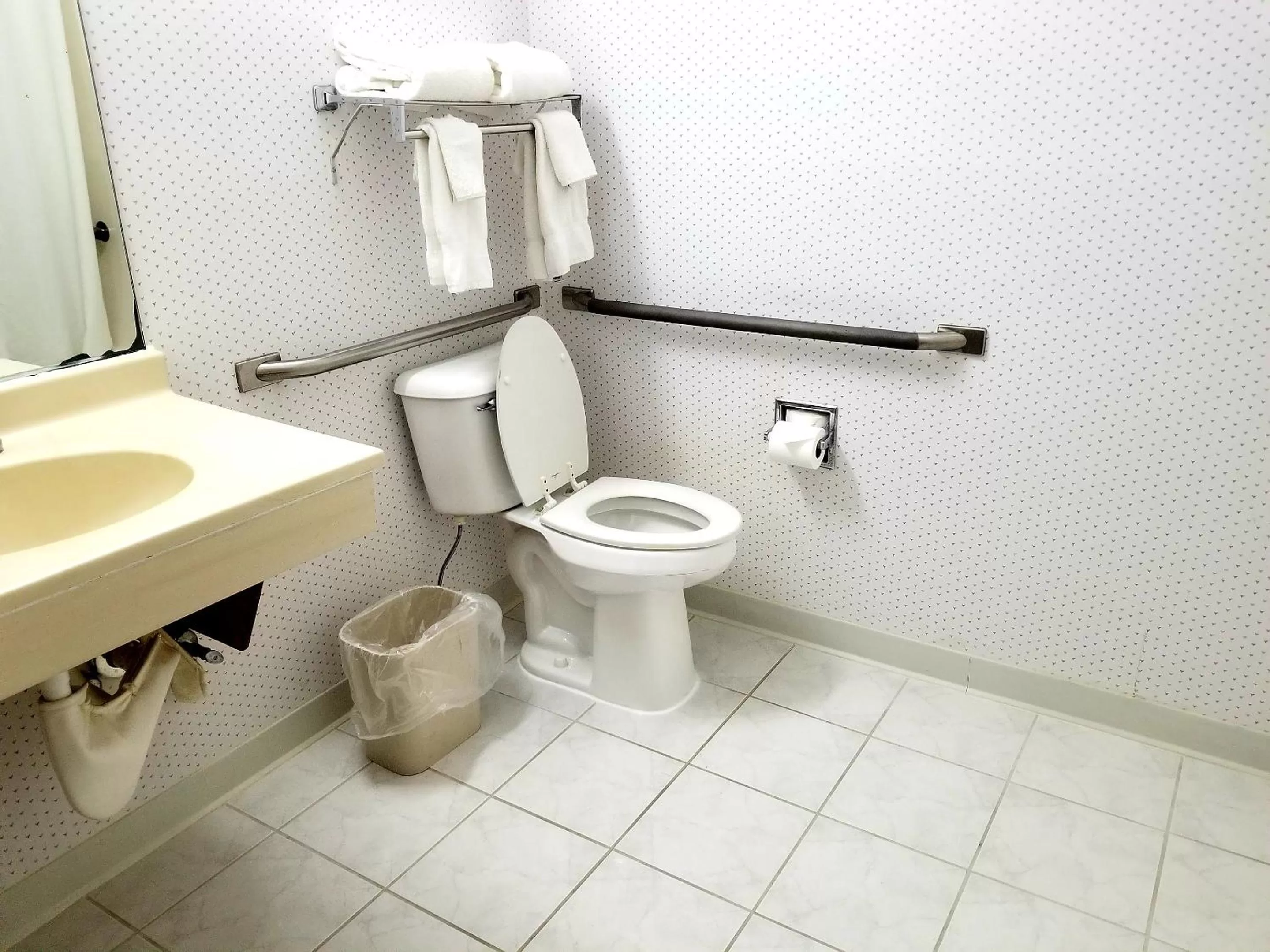 Bathroom in Rodeway Inn Urbana Champaign University Area