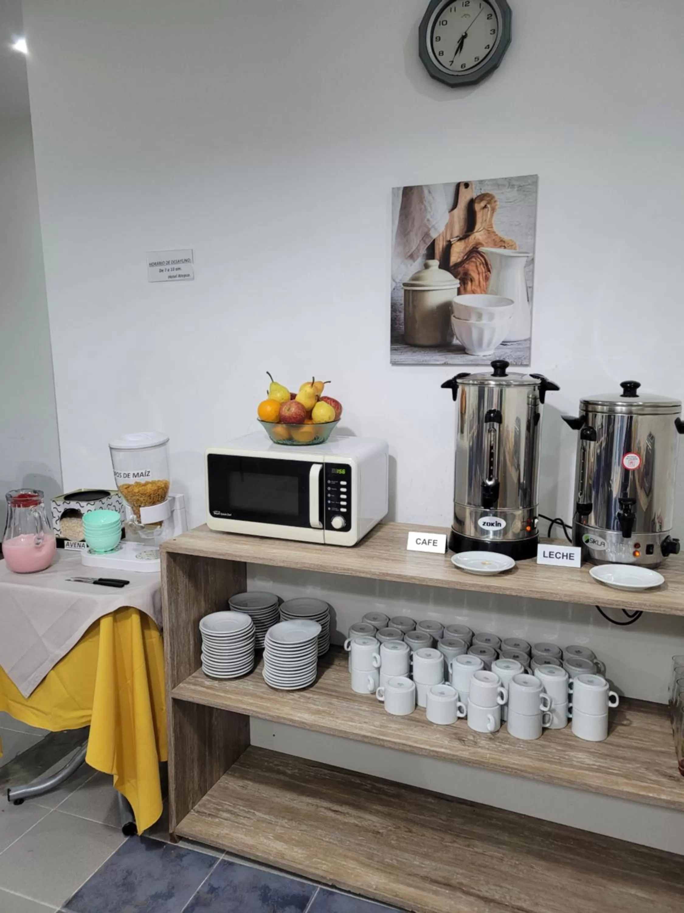 Buffet breakfast in Hotel ATEPSA