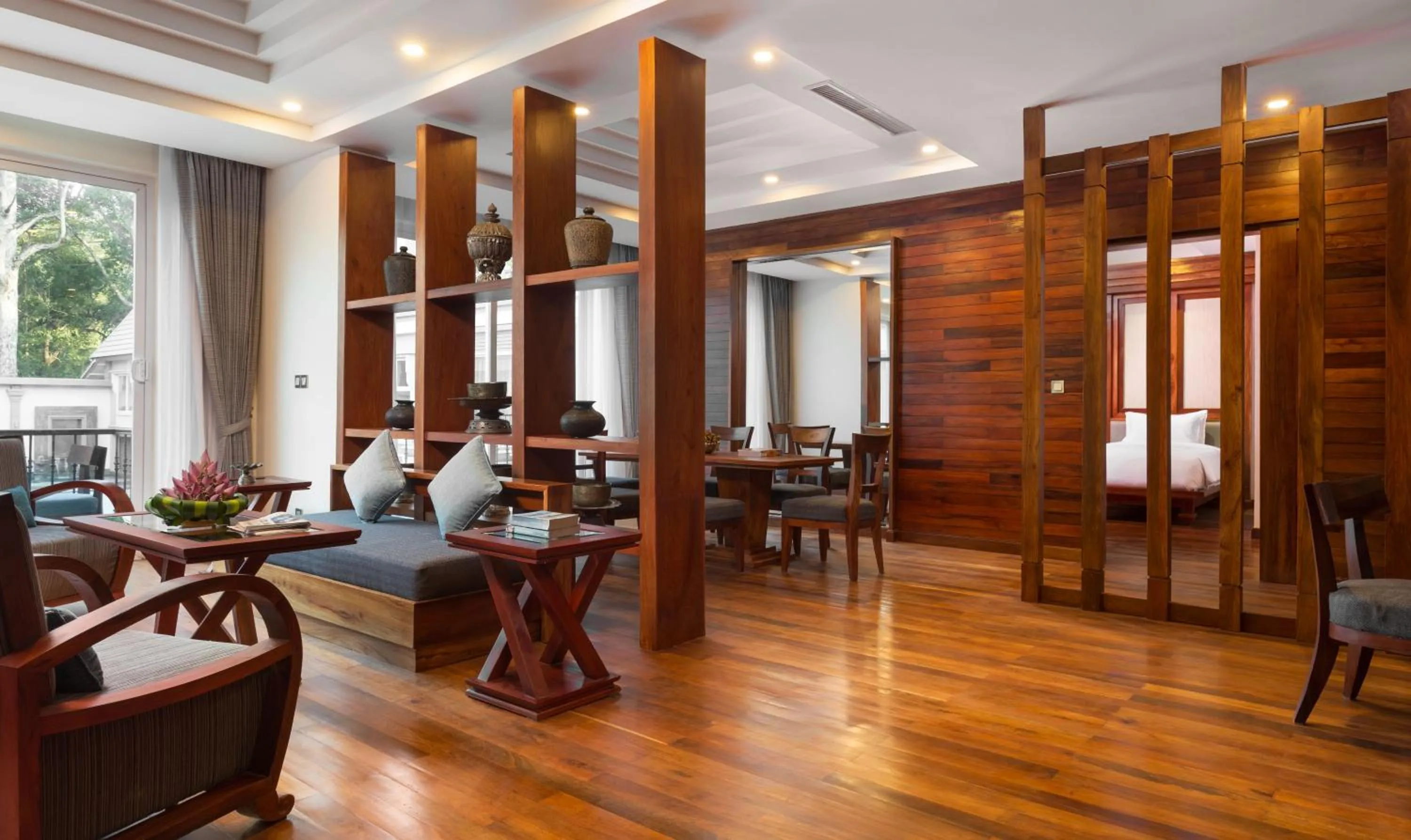 Living room in J7 Angkor Hotel