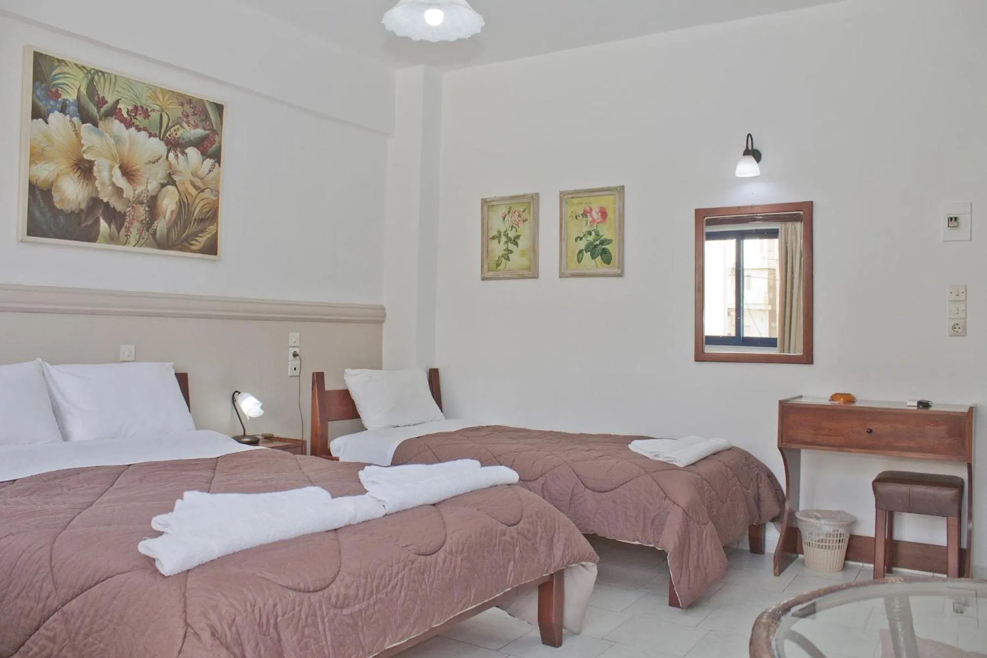 Bedroom, Bed in Danaos Hotel