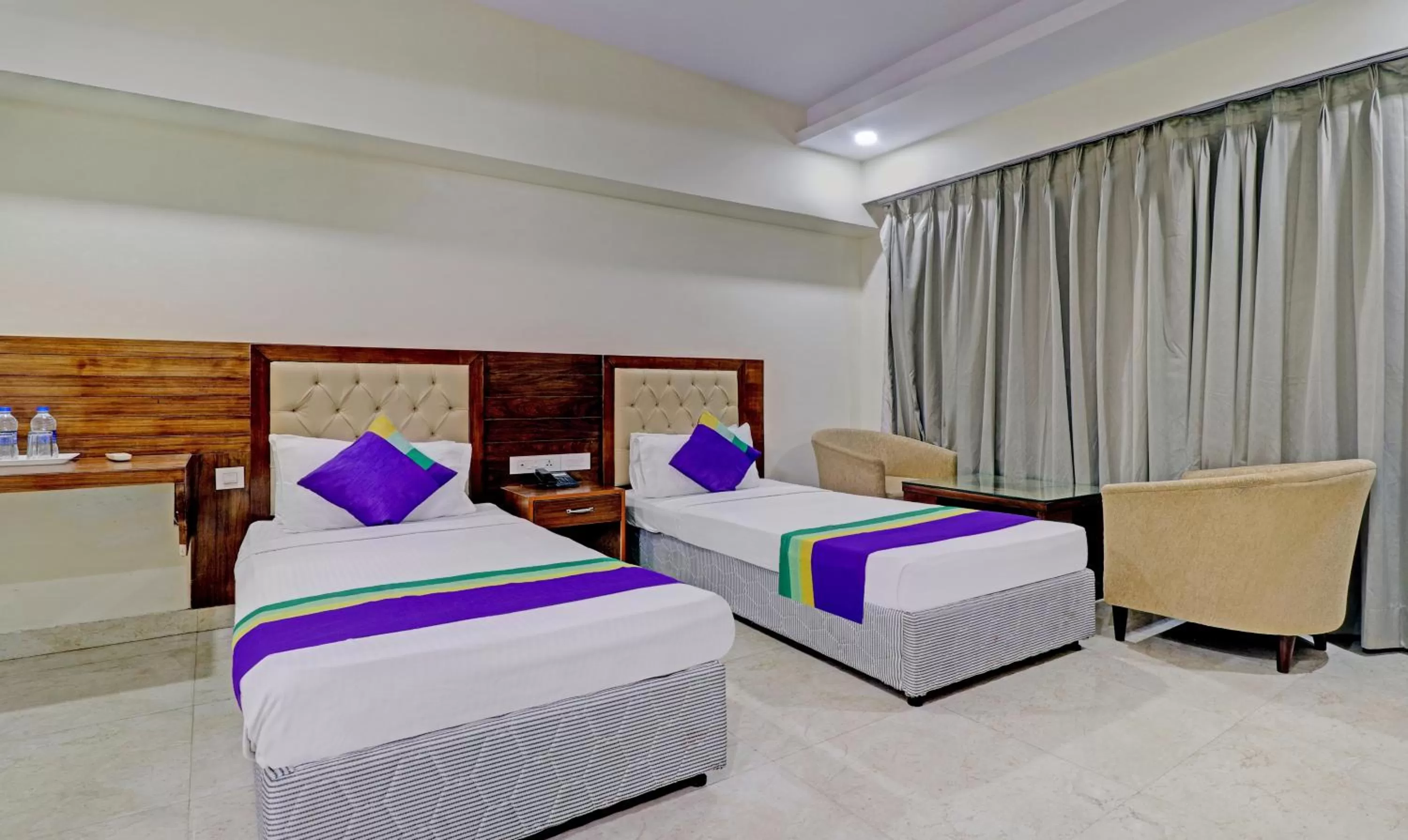 Bed in Treebo Tryst Pearl Avenue Ring Road