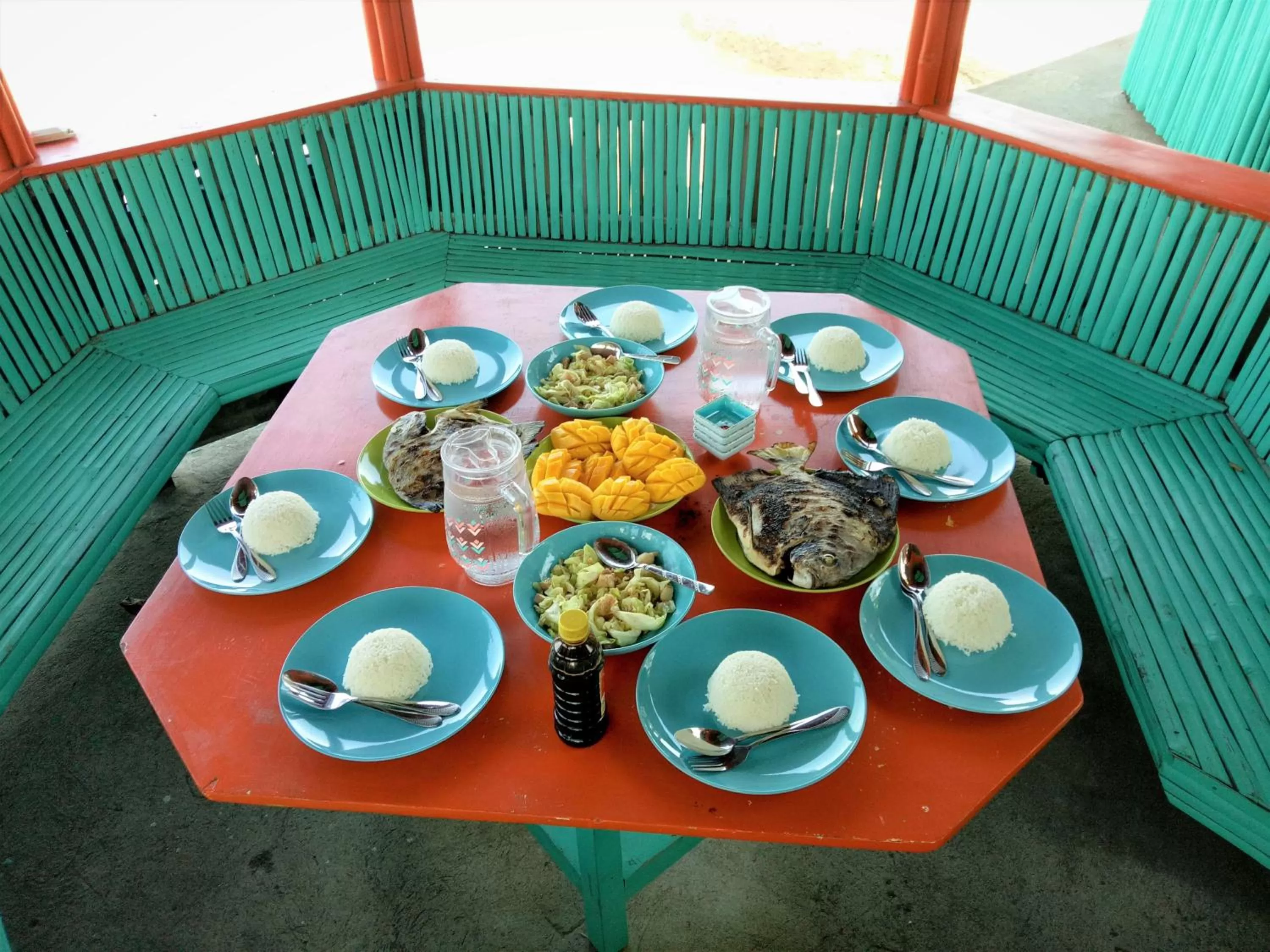 Breakfast in SmallFry's Beach Resort