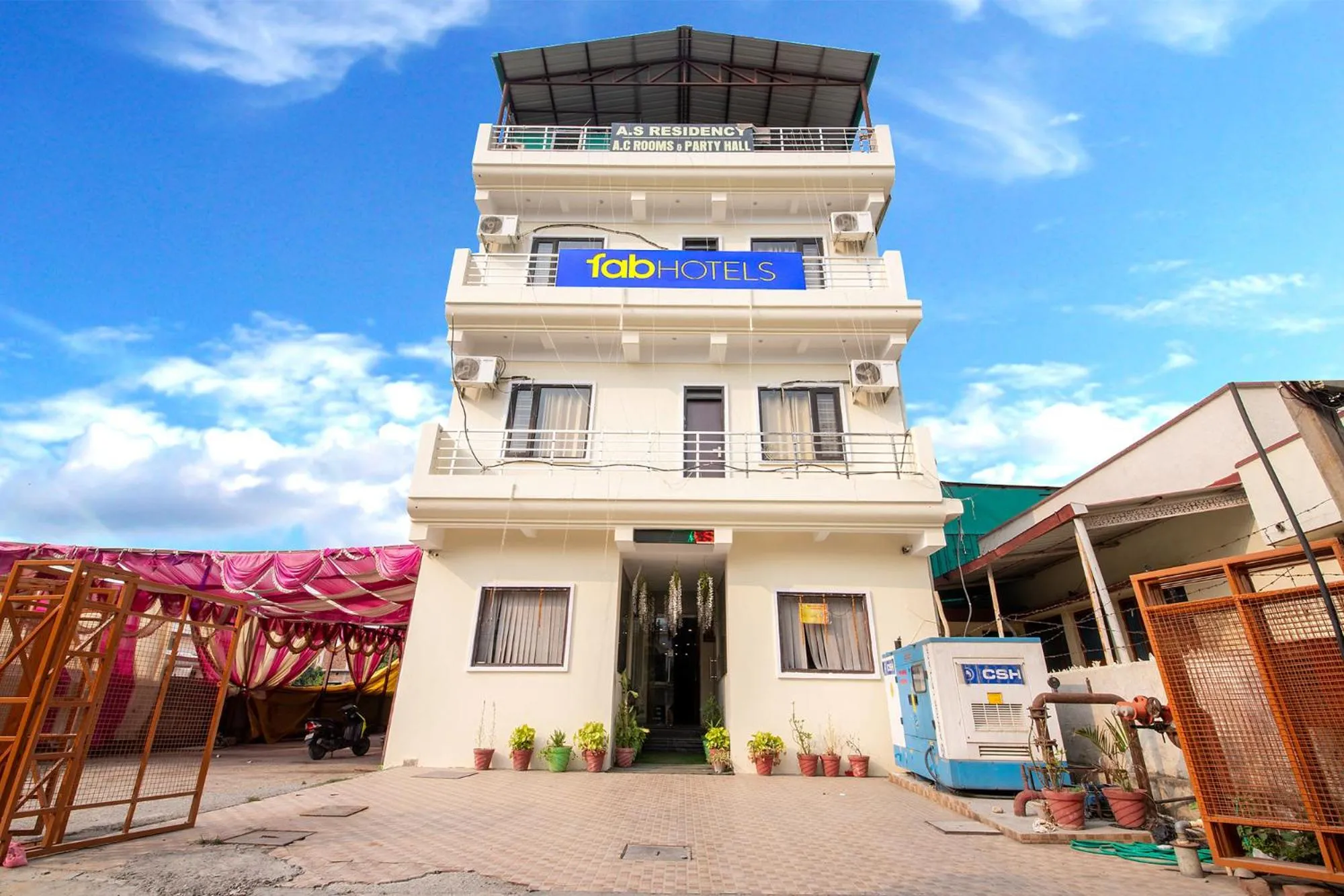 Property building in FabHotel As Residency