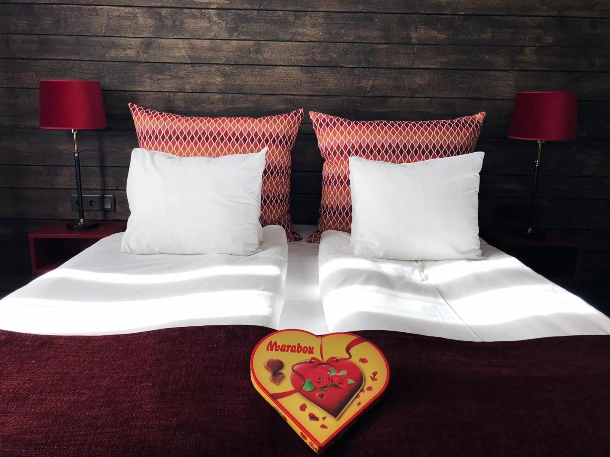 Bed in Hotell Nordic