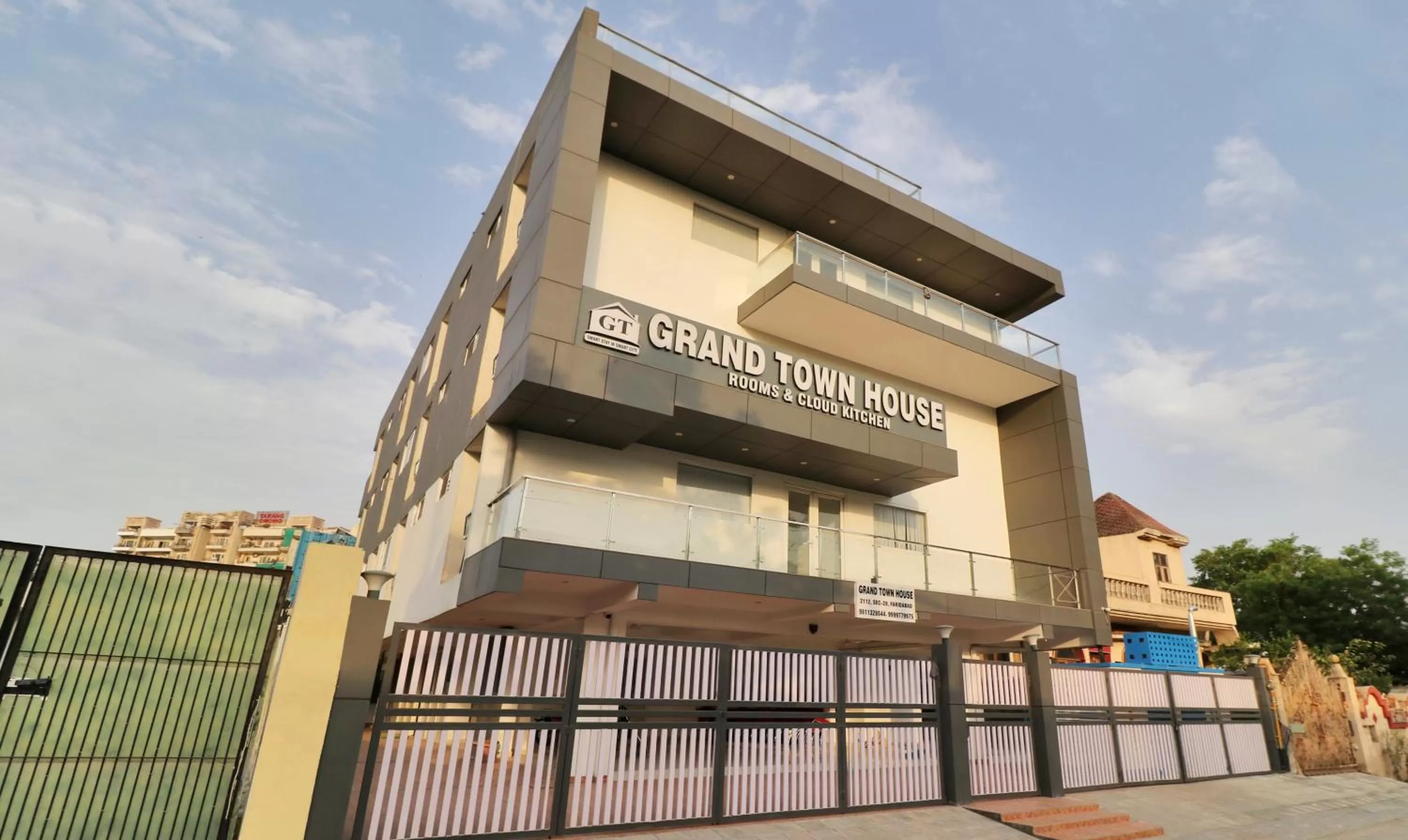 Property building in Treebo Grand Town House