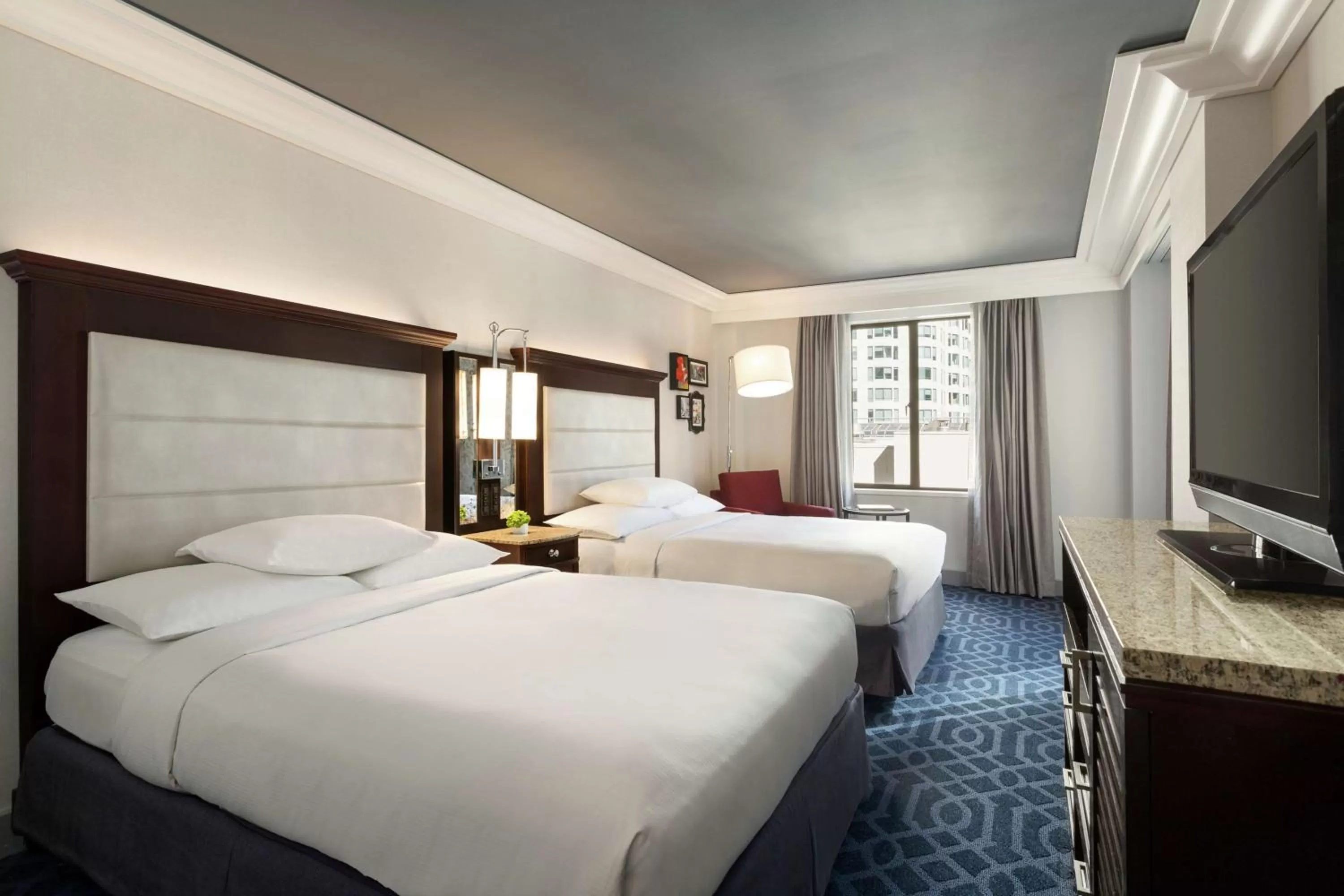 Bedroom, Bed in Hilton Checkers Los Angeles