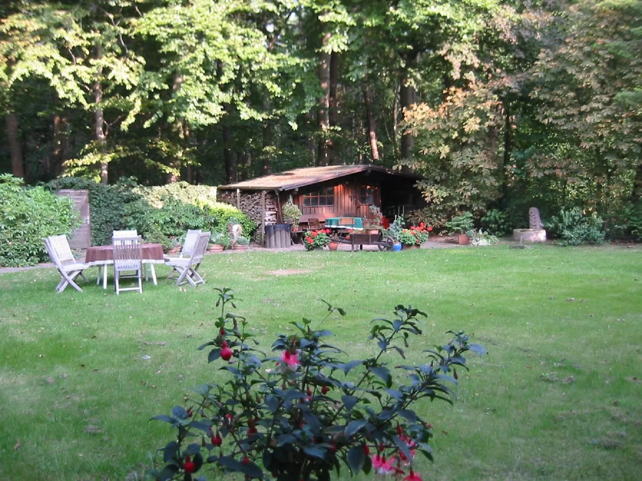 Garden in Pension Thiel
